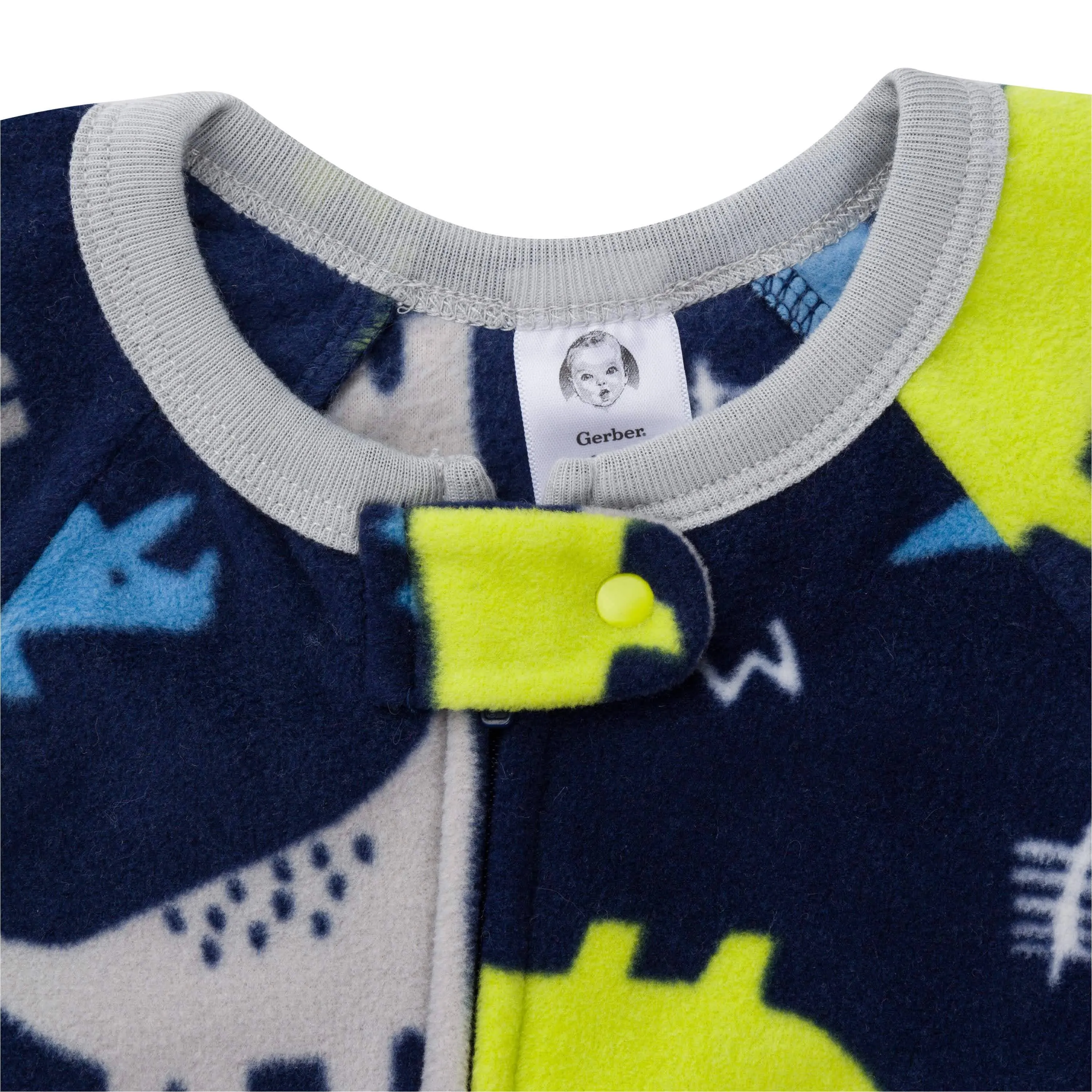 2-Pack Baby & Toddler Boys Dinos Fleece Pajamas