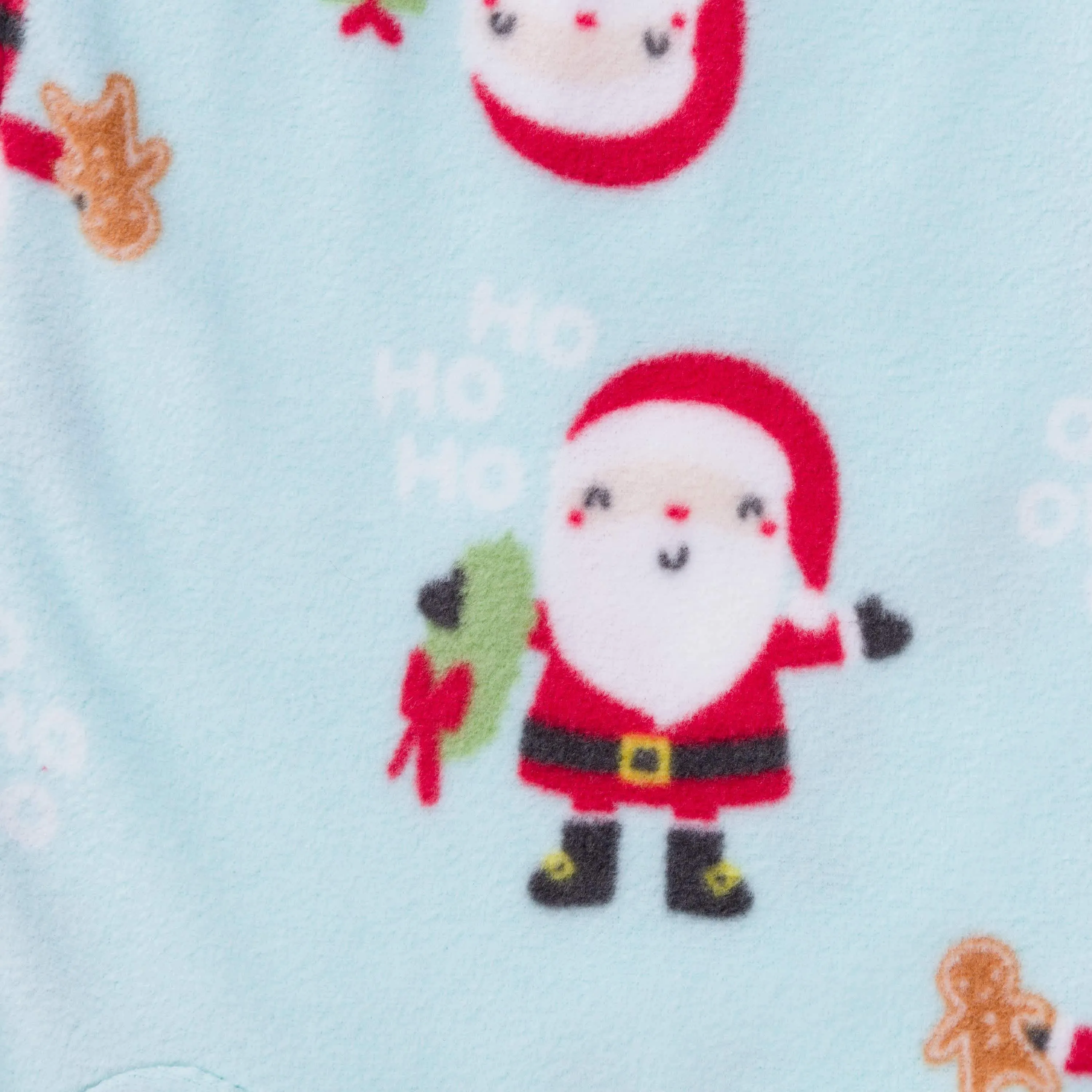 2-Pack Baby & Toddler Neutral Santa Fleece Pajamas