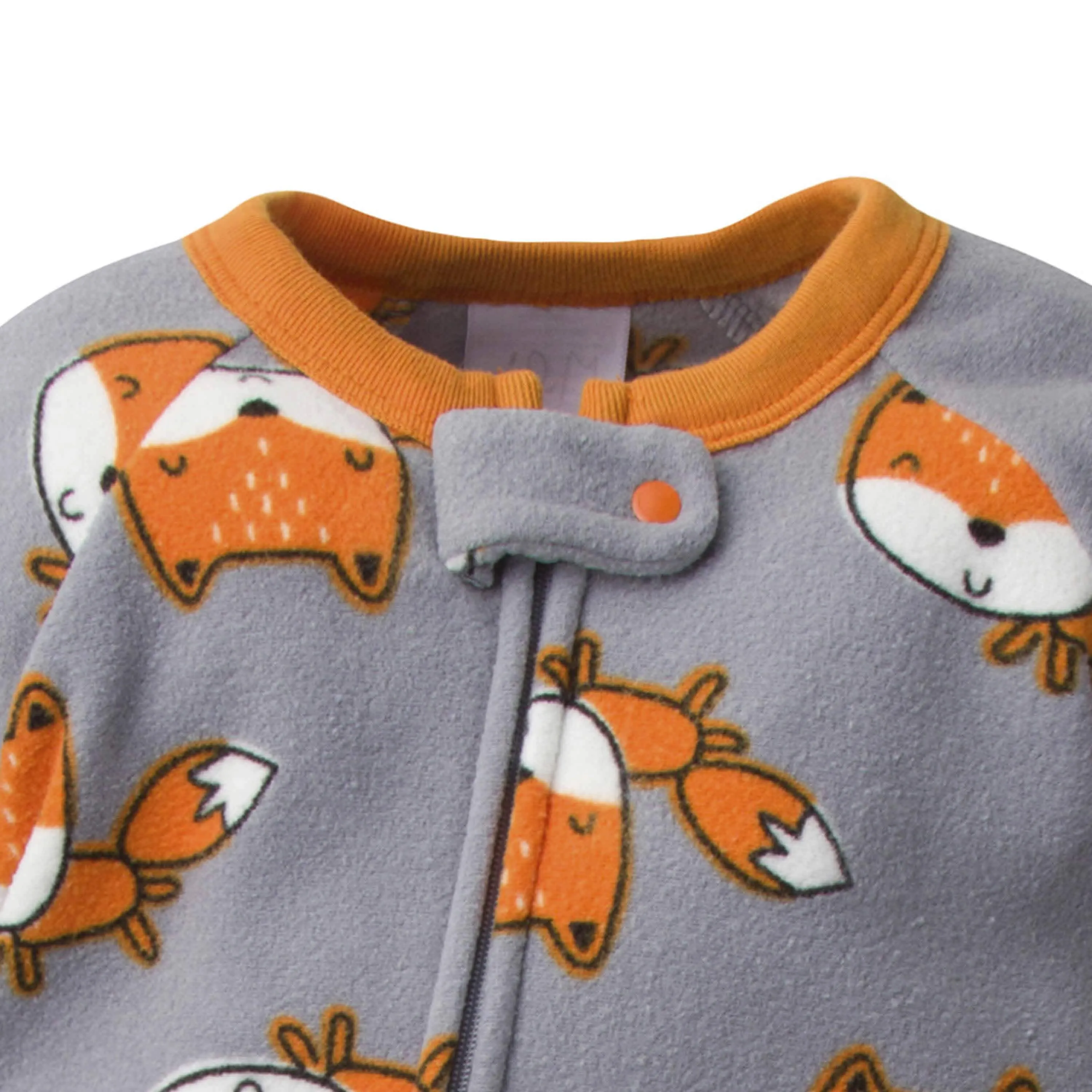 2-Pack Baby Boys Fox Fleece Pajamas