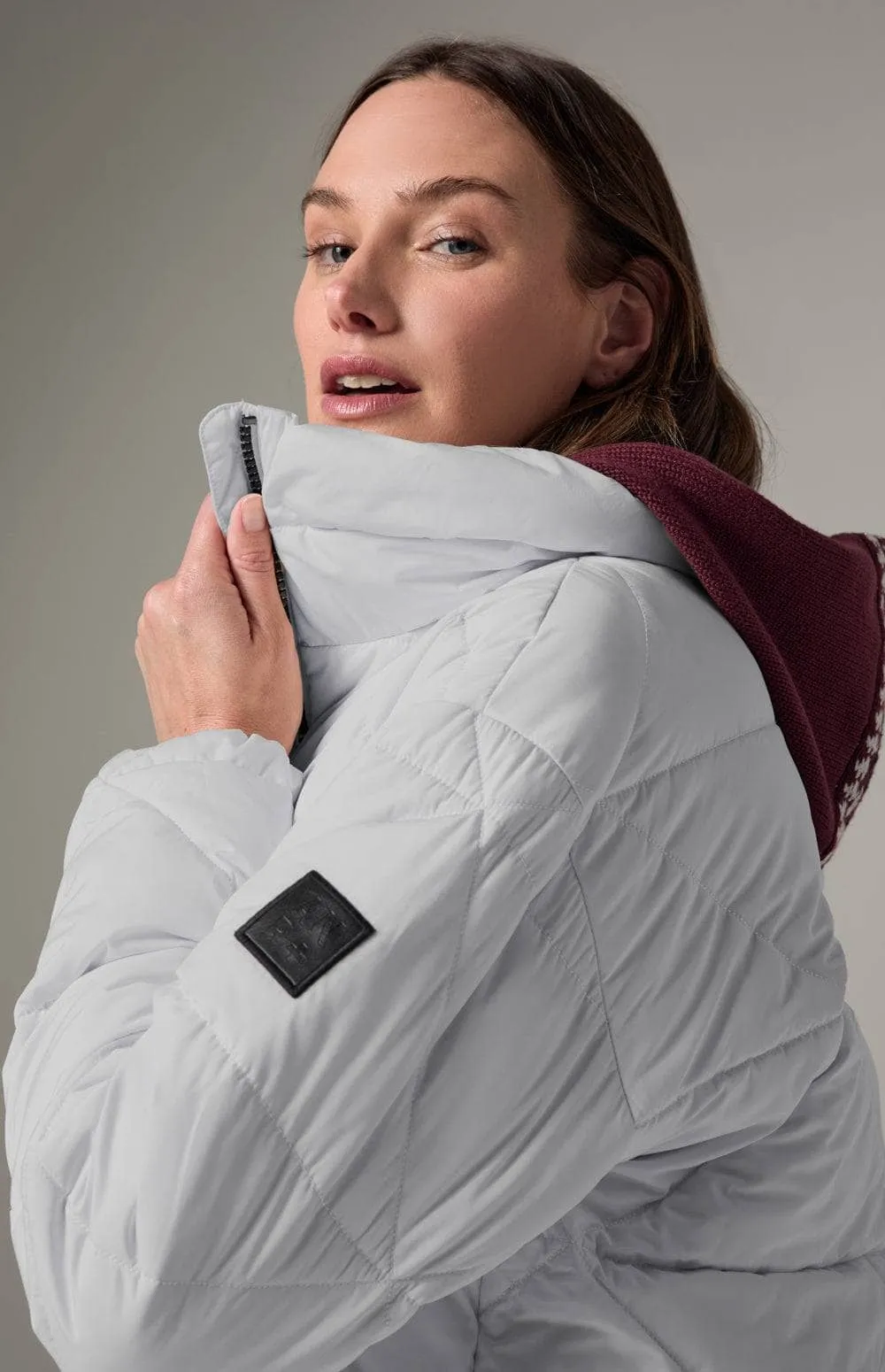 Alta Puffer Jacket | Silver