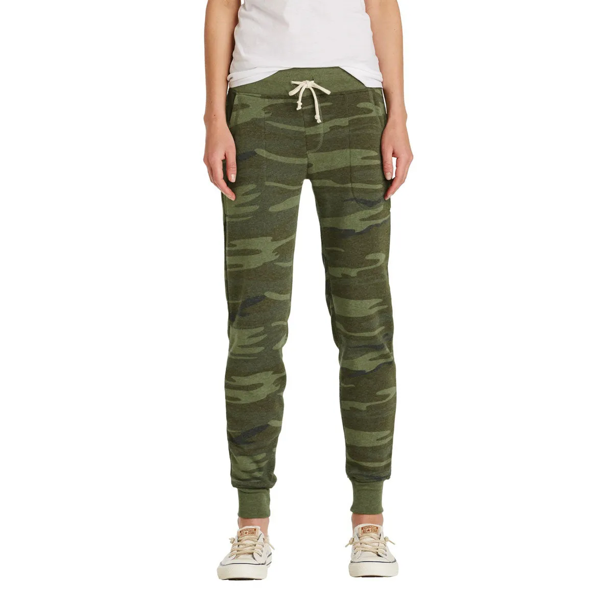 Alternative Women's Camo Jogger Eco-Fleece Pant