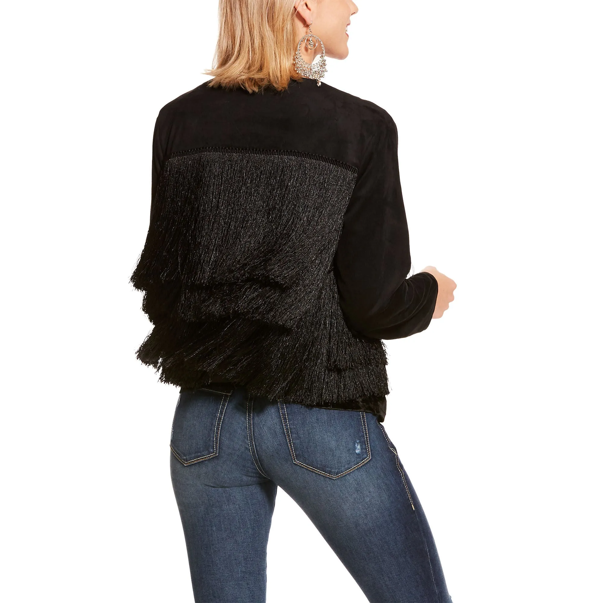 ARIAT BLACK FRINGING JACKET