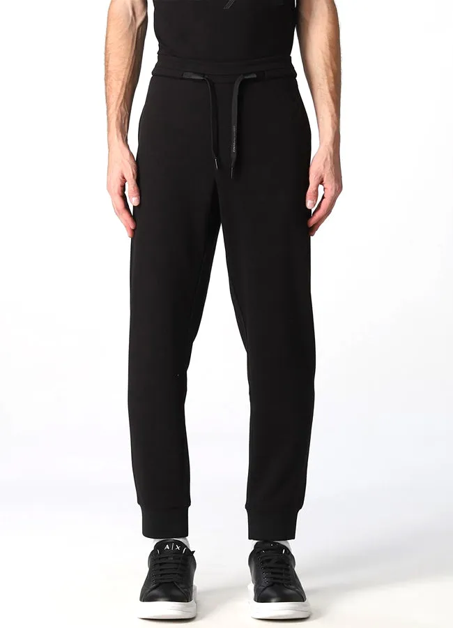 Armani Exchange Poly Rayon Interlock Joggers