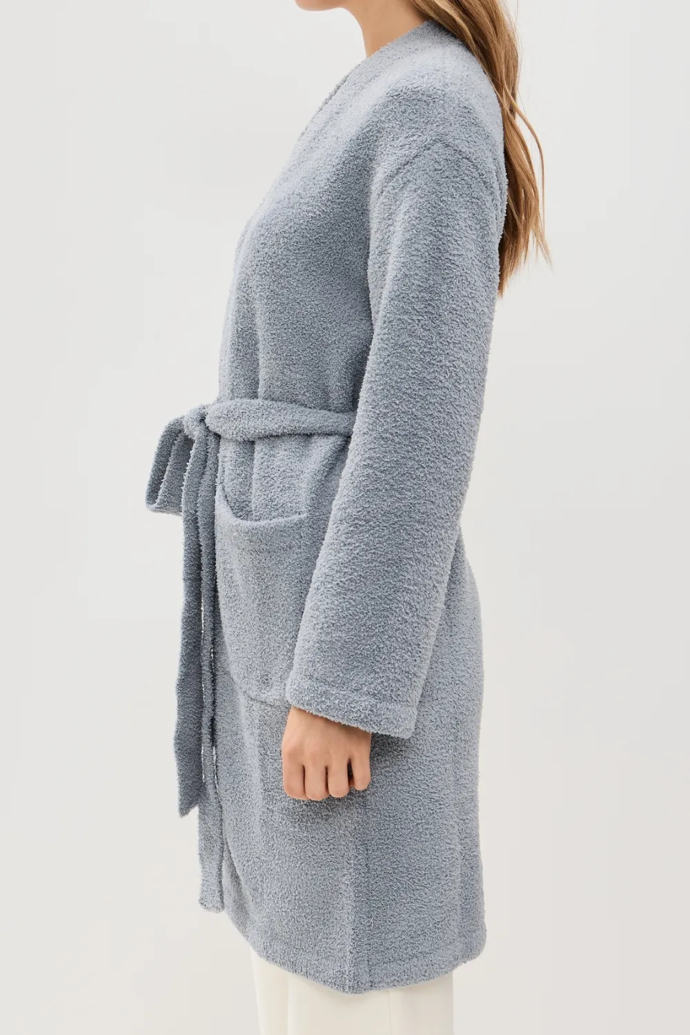 Barefoot Dreams CozyChic Solid Robe - Moonbeam