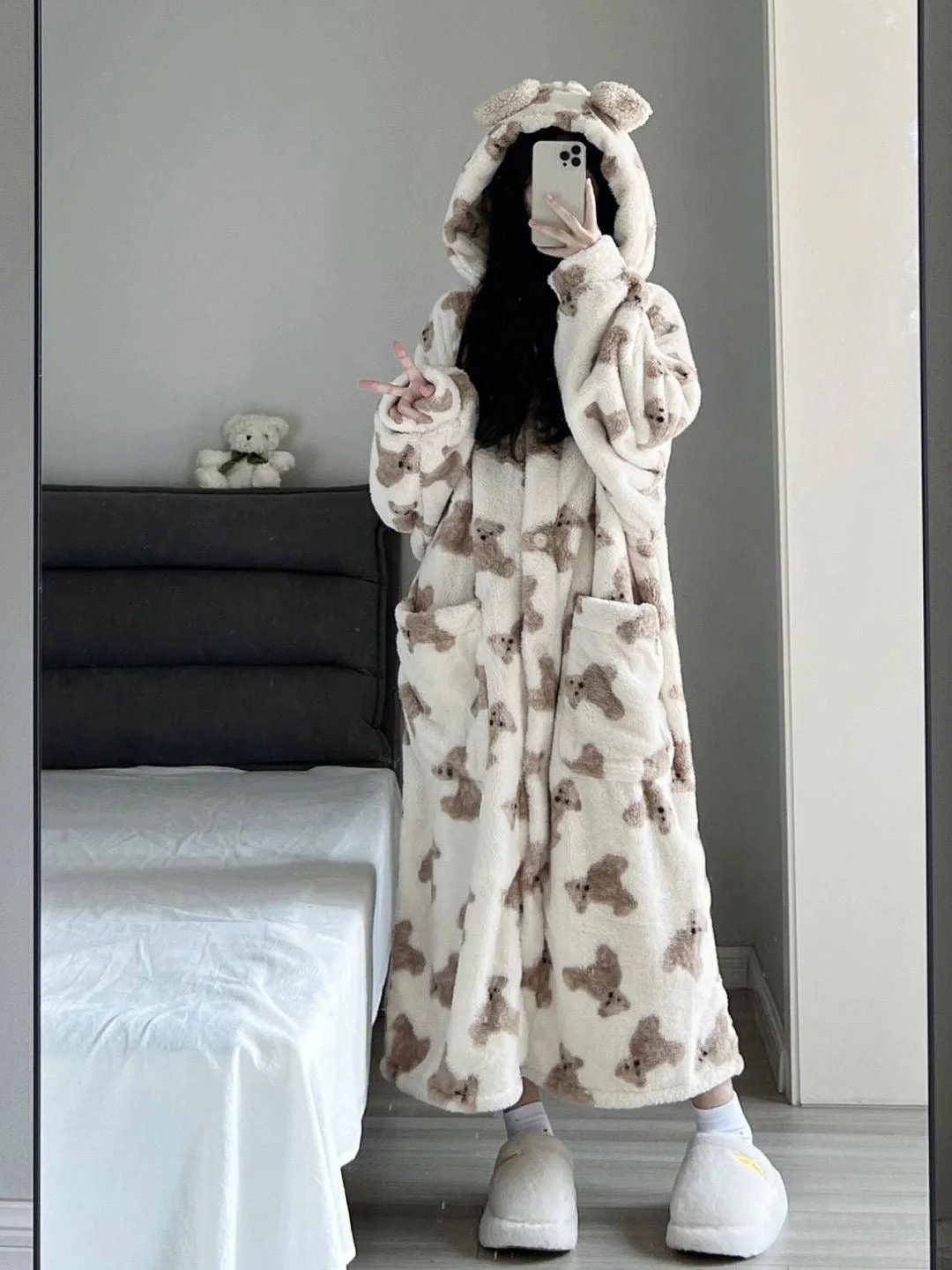 Bear Fleece Nightgown