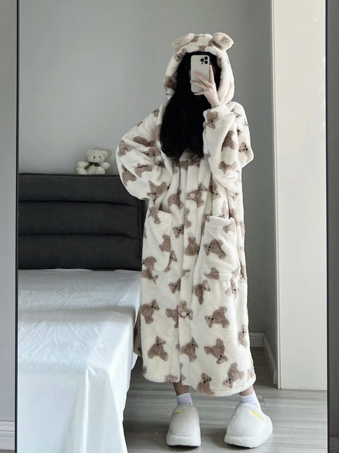 Bear Fleece Nightgown