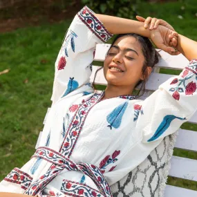 Bombay Garden Floral Bathrobe