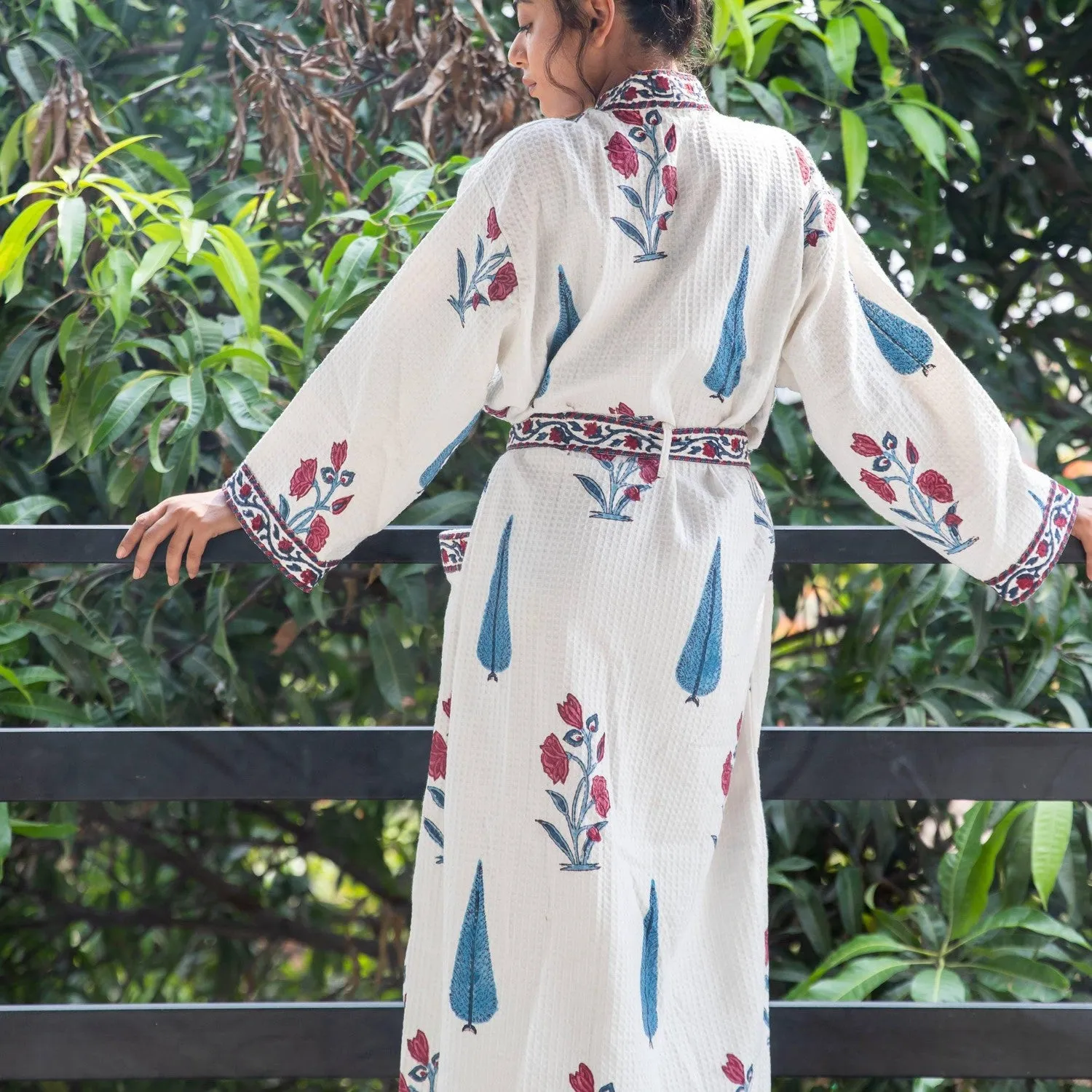 Bombay Garden Floral Bathrobe