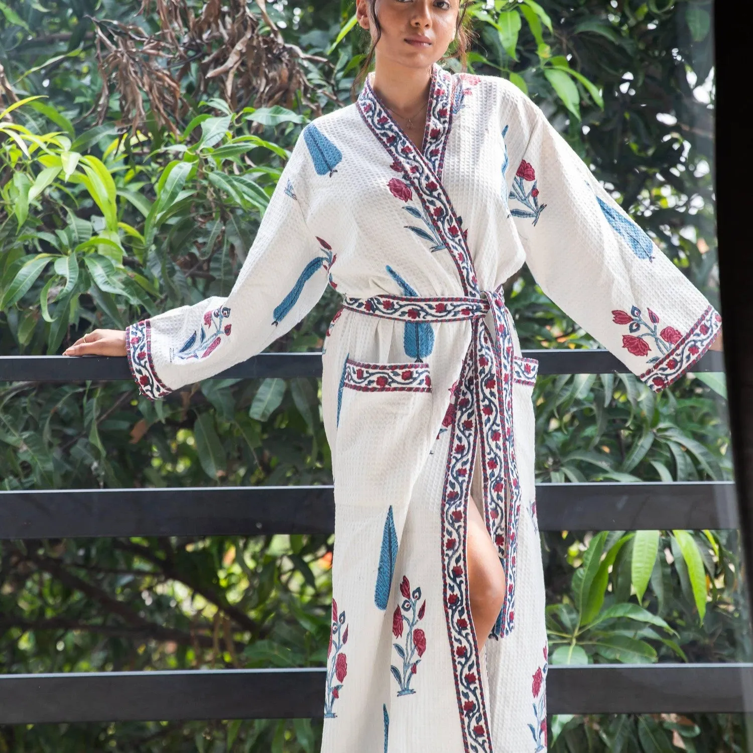 Bombay Garden Floral Bathrobe