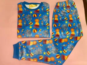 Circus fleece pajamas