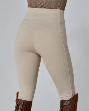 Competition Beige Riding Leggings - No grip - HUNTER BEIGE