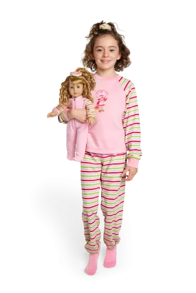 Courtney’s™ Strawberry Shortcake™ PJs for Girls & 18-inch Dolls (Historical Characters)