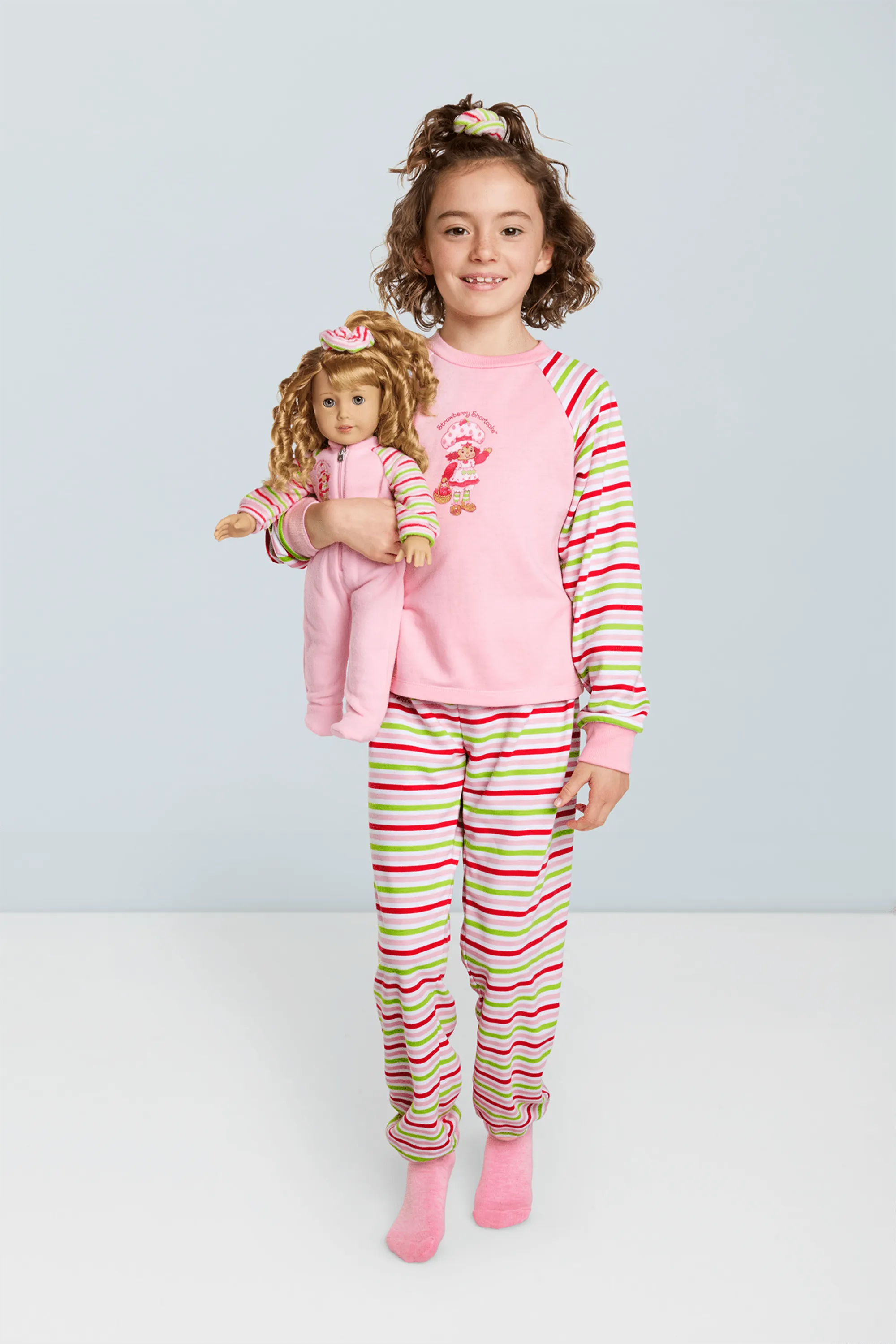 Courtney’s™ Strawberry Shortcake™ PJs for Girls & 18-inch Dolls (Historical Characters)