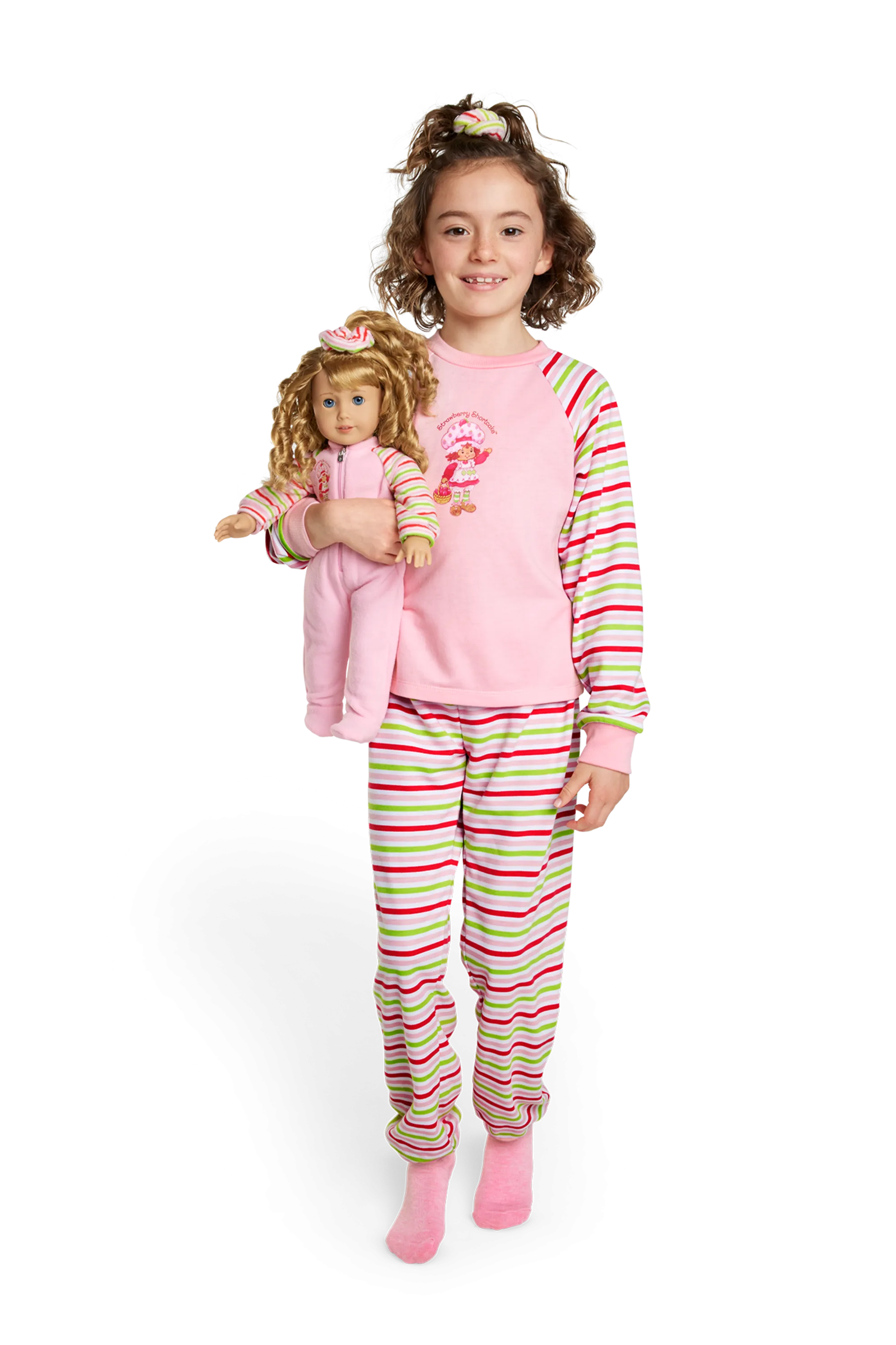 Courtney’s™ Strawberry Shortcake™ PJs for Girls & 18-inch Dolls (Historical Characters)