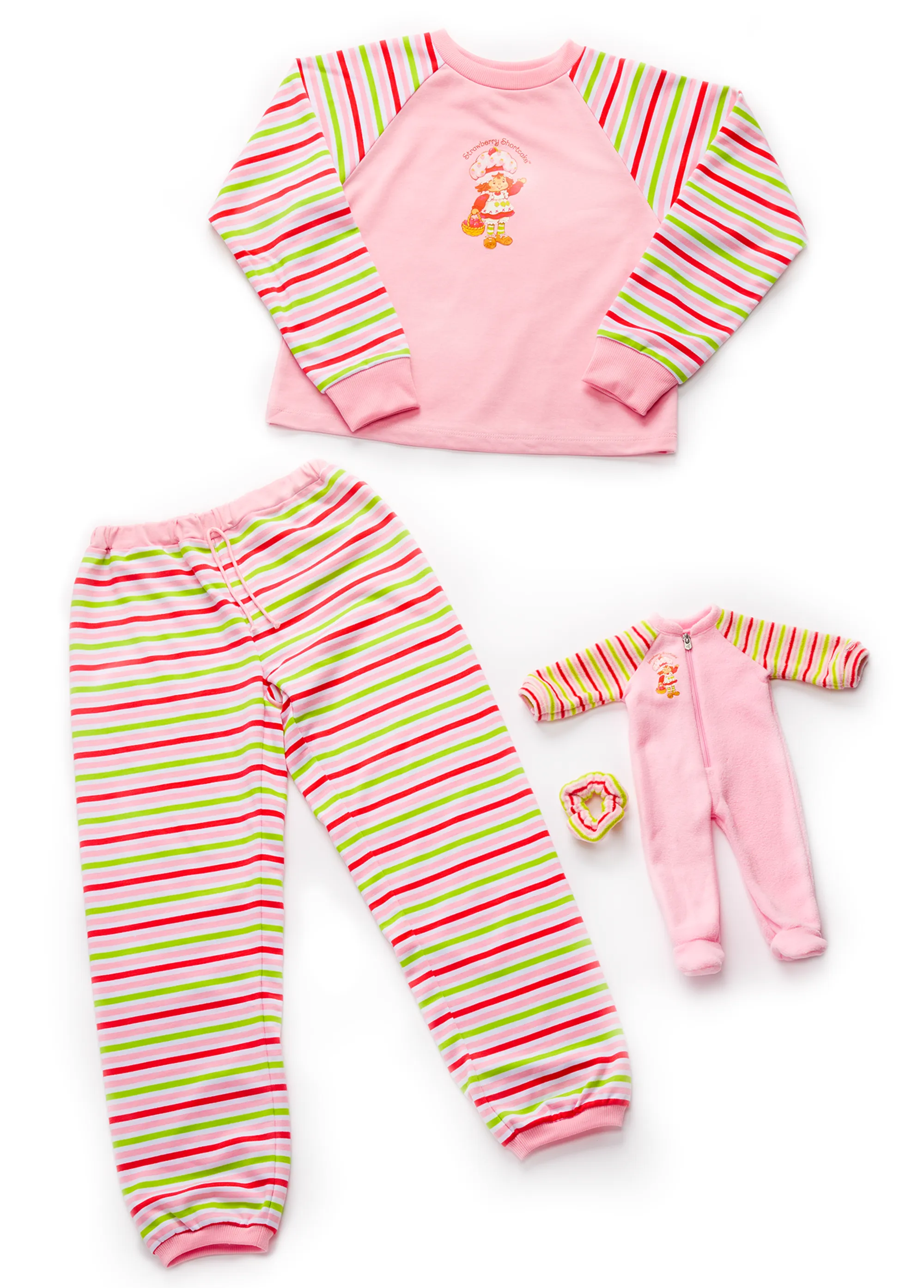 Courtney’s™ Strawberry Shortcake™ PJs for Girls & 18-inch Dolls (Historical Characters)