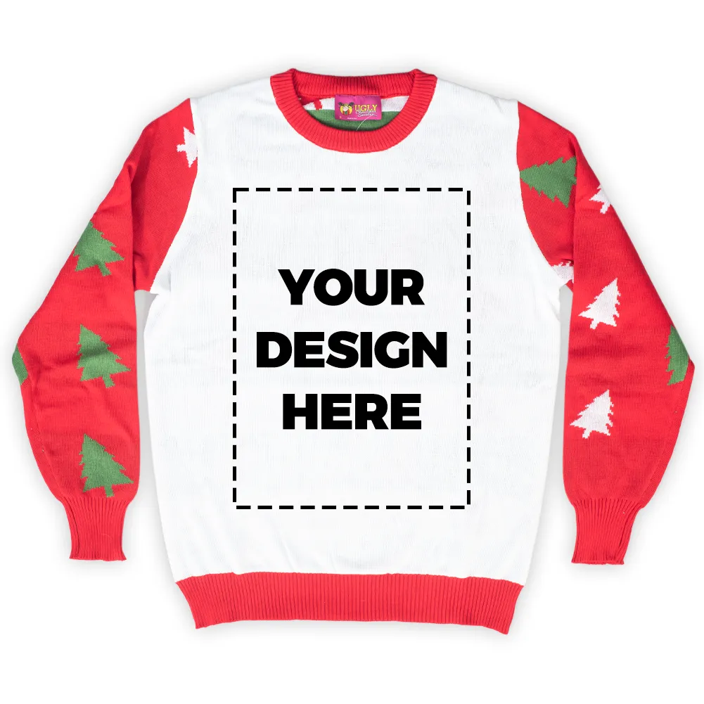 Custom Youth Poly-Knit Logo Christmas Sweater