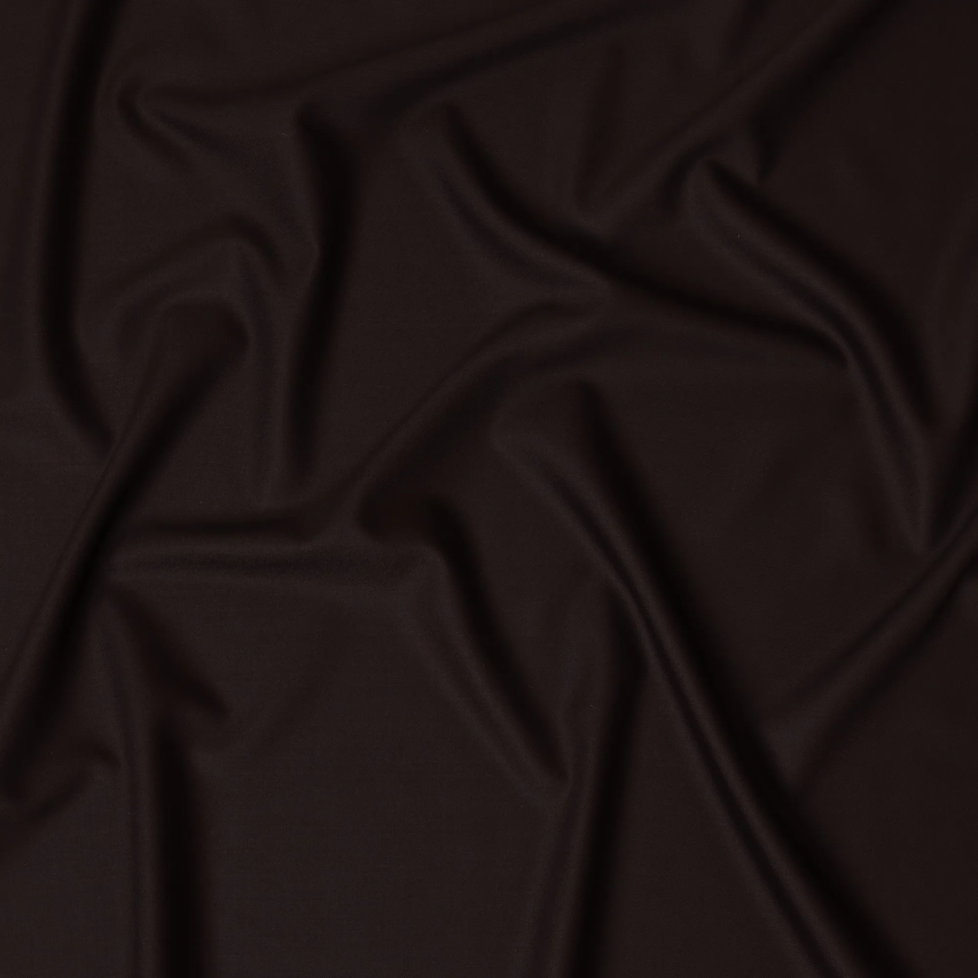 Deep Espresso Brown Super 150's English All Wool Suiting Fabric – 3.5 Meters, 150 cm Width, Made in the UK-D20527