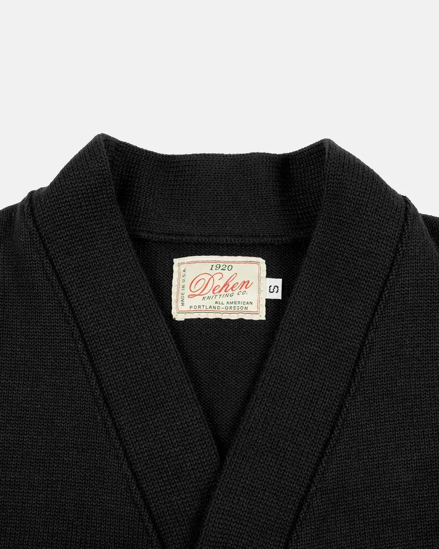 Dehen 1920 Classic Cardigan - Black