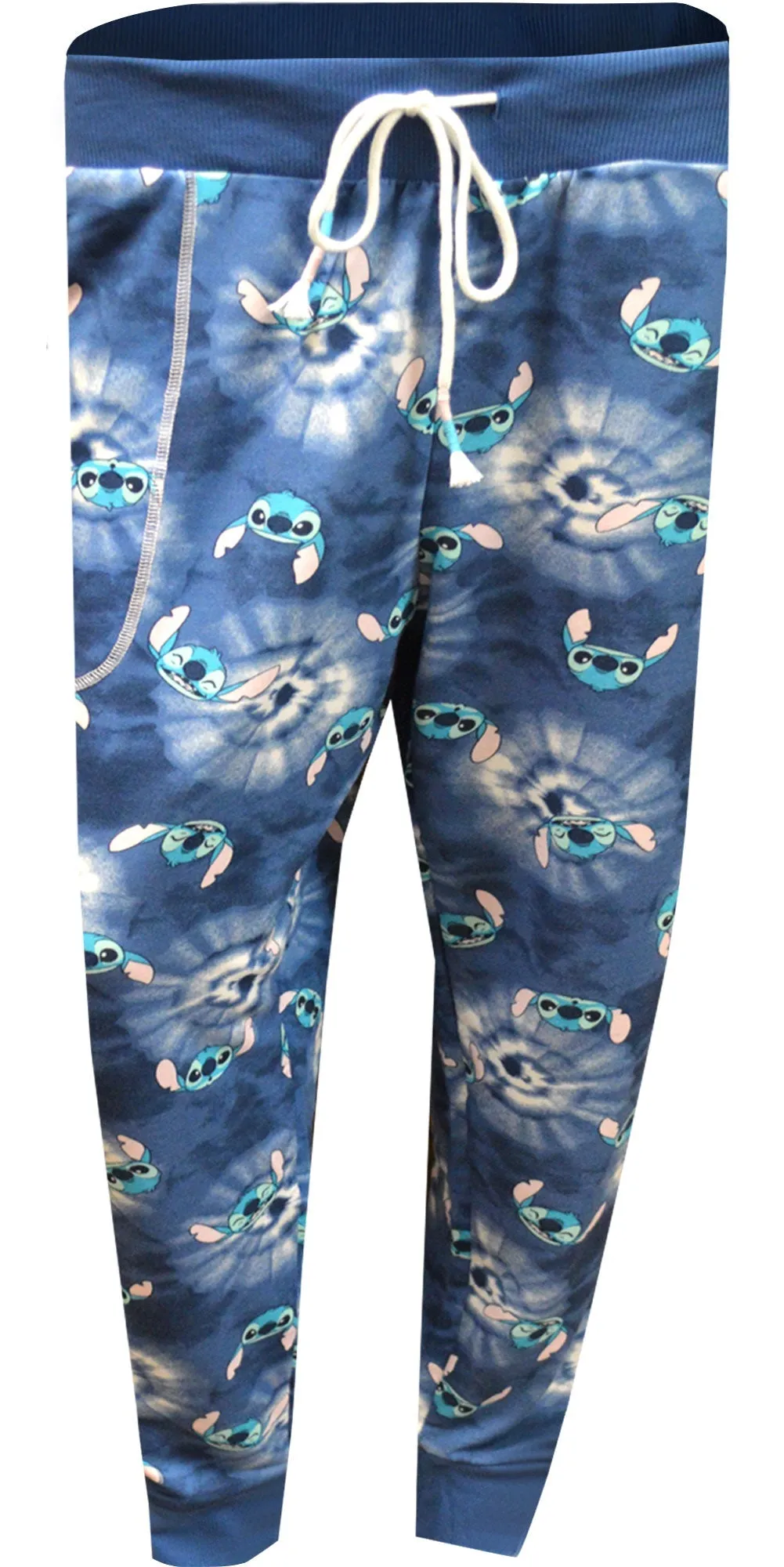 Disney's Lilo and Stitch Blue Tie Dye Jogger Lounge Pants