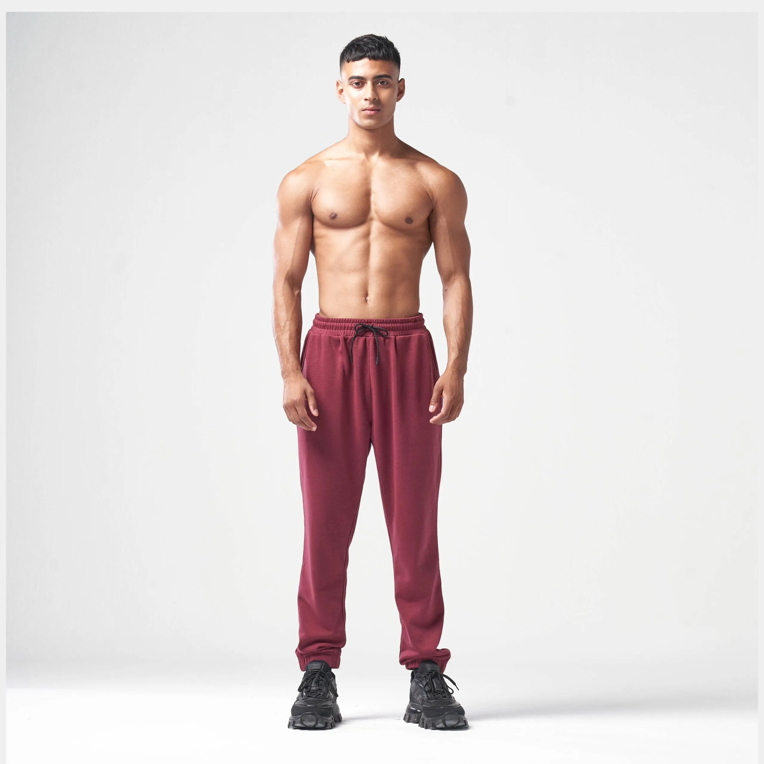 Essential Jogger Pants - Burgundy