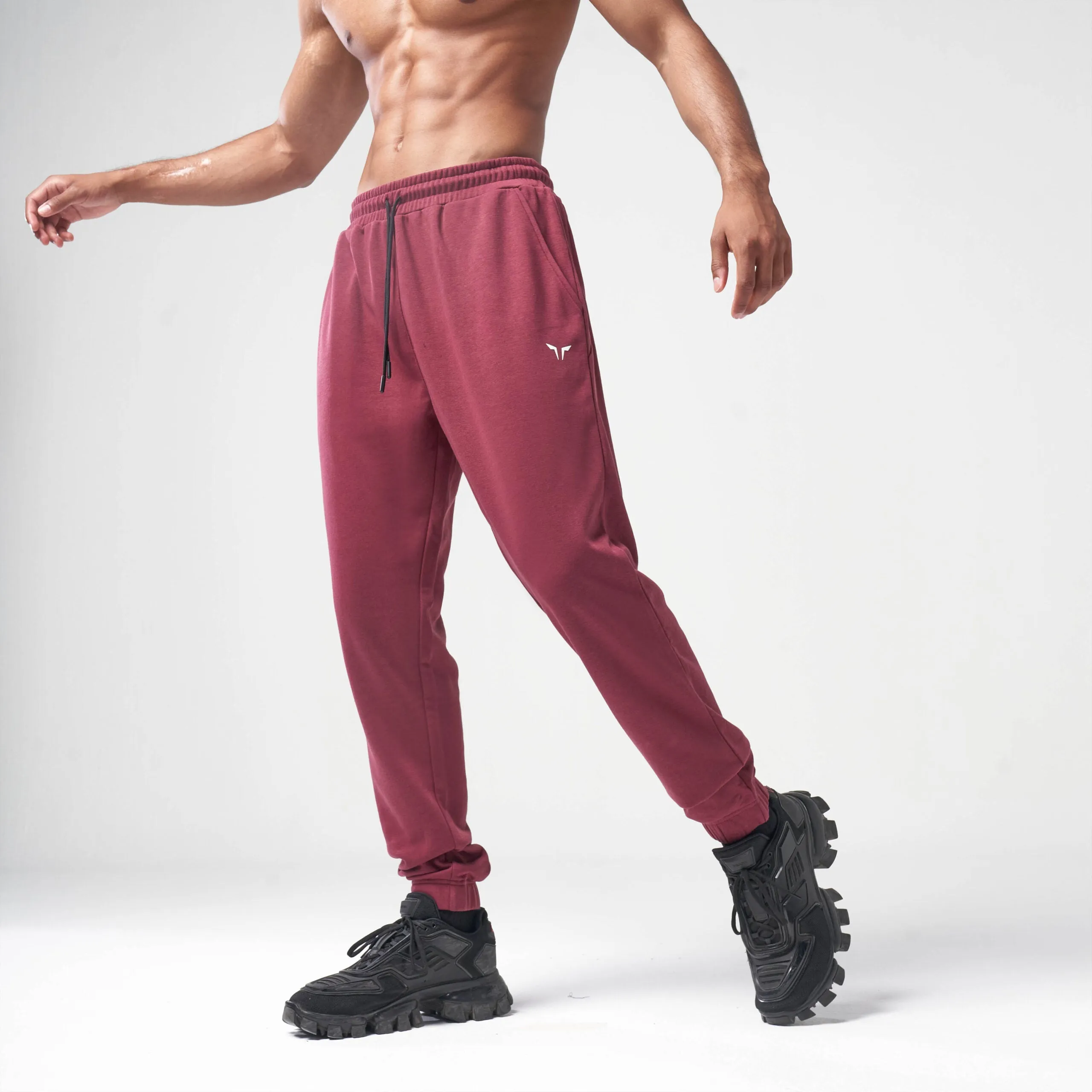 Essential Jogger Pants - Burgundy