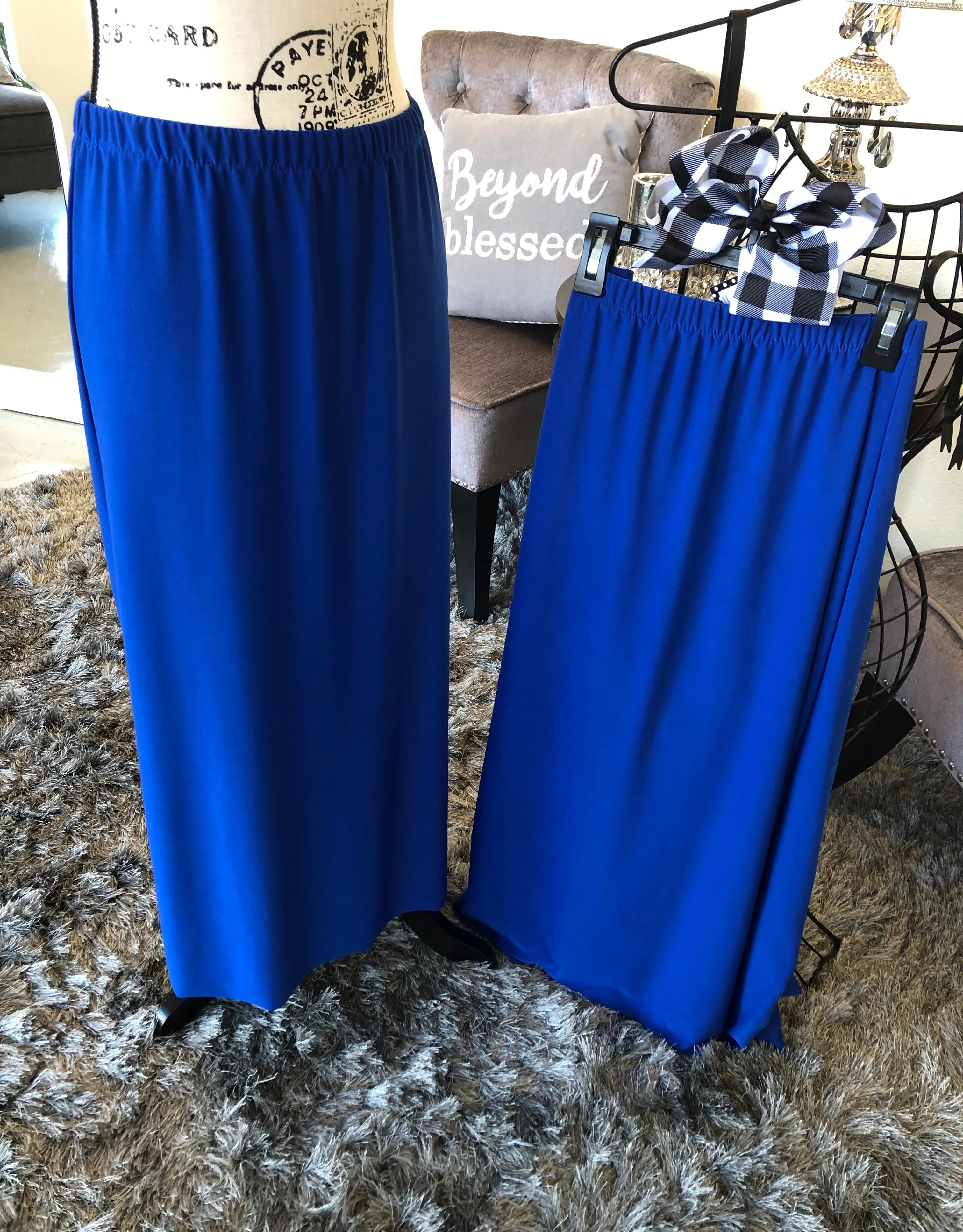 Girl's Royal Maxi Nonnie Straight Skirt