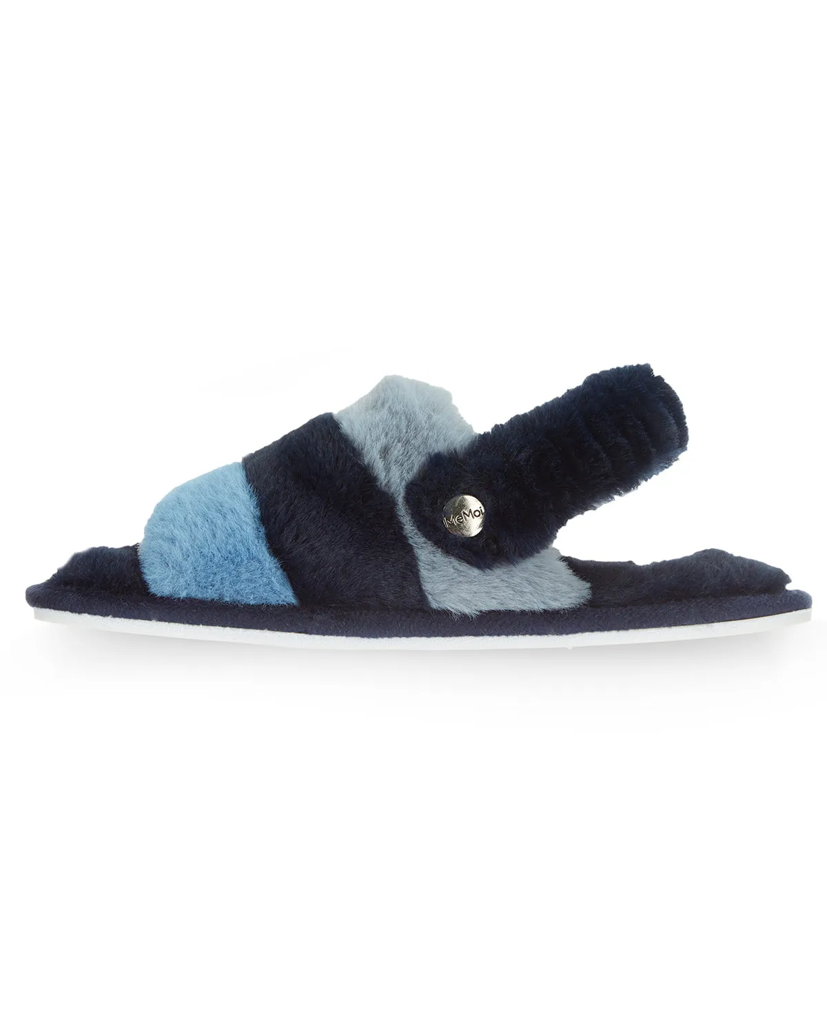 Kids' Colorblock Fur Plush Slippers