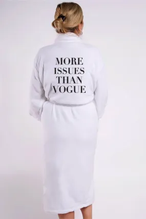 LUXE PLUSH ROBE - More Issues than Vogue