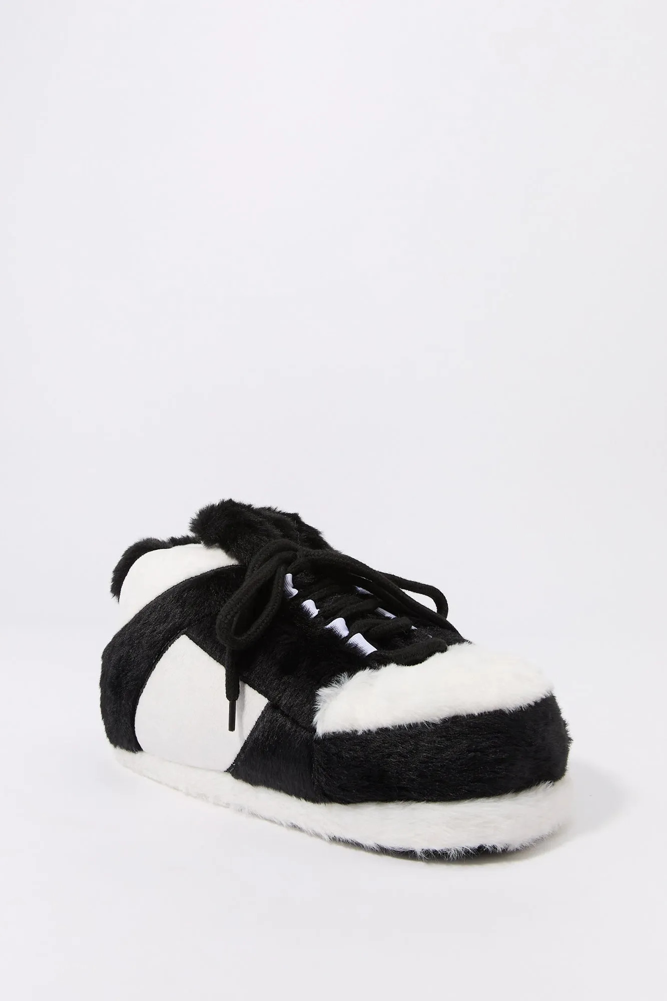 Plush Sneaker Slipper