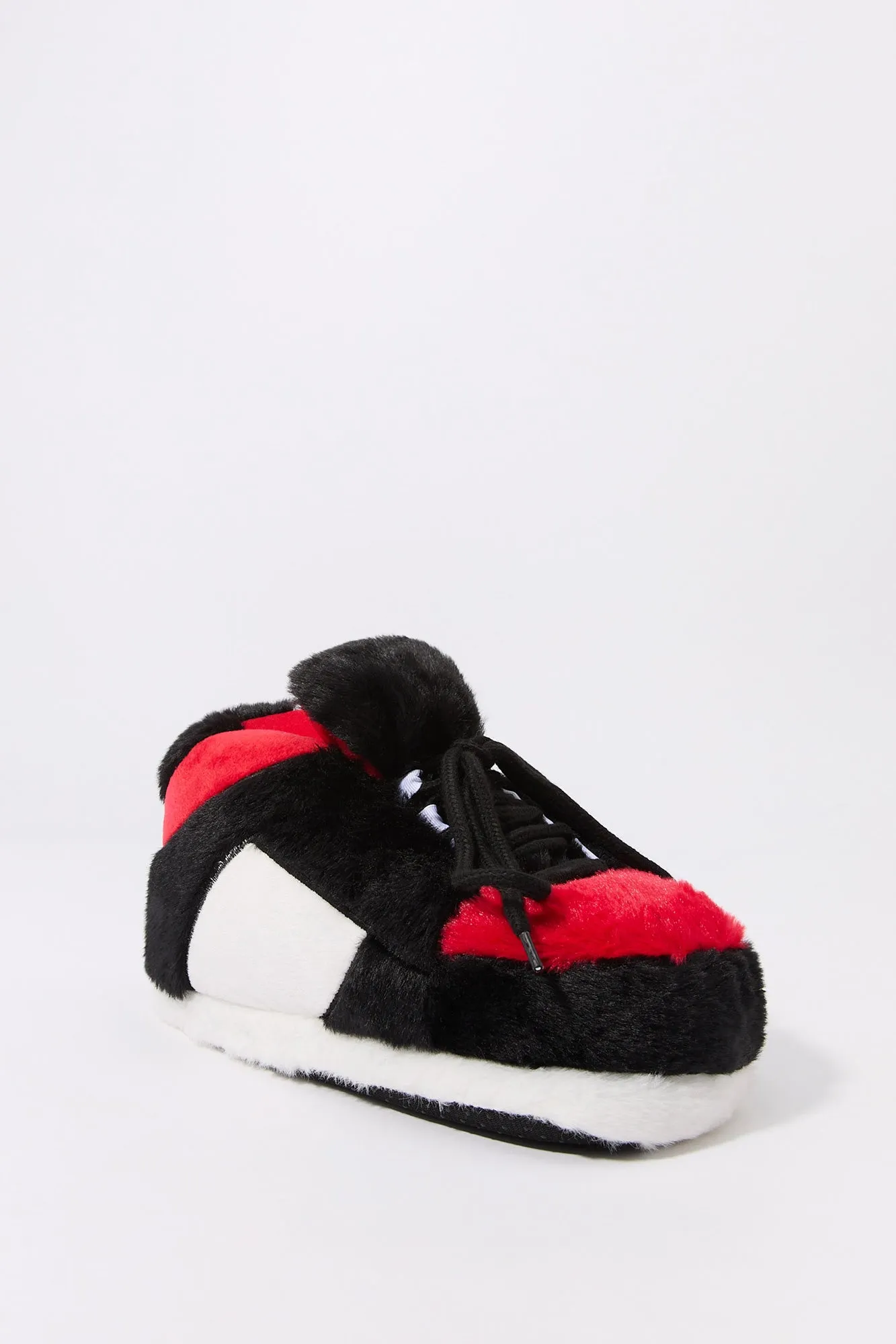 Plush Sneaker Slipper