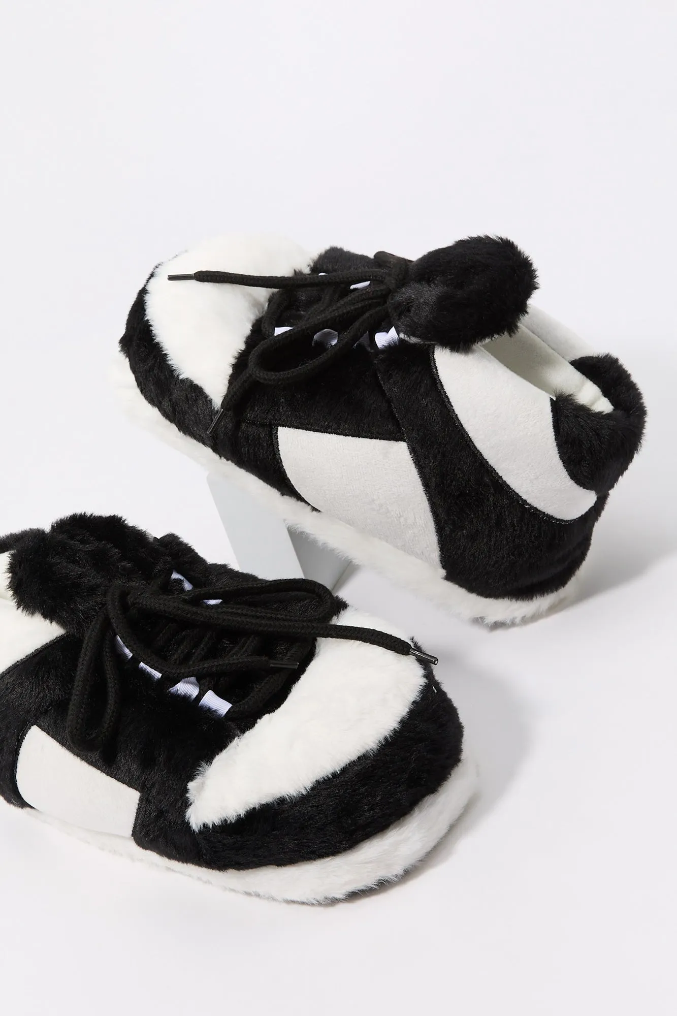 Plush Sneaker Slipper