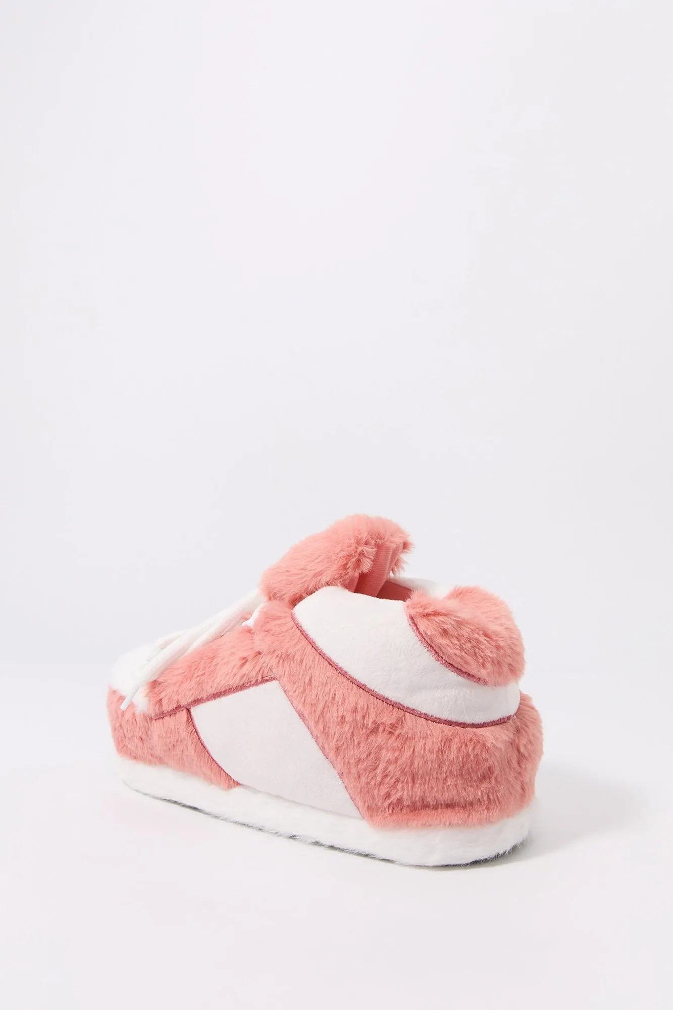 Plush Sneaker Slipper