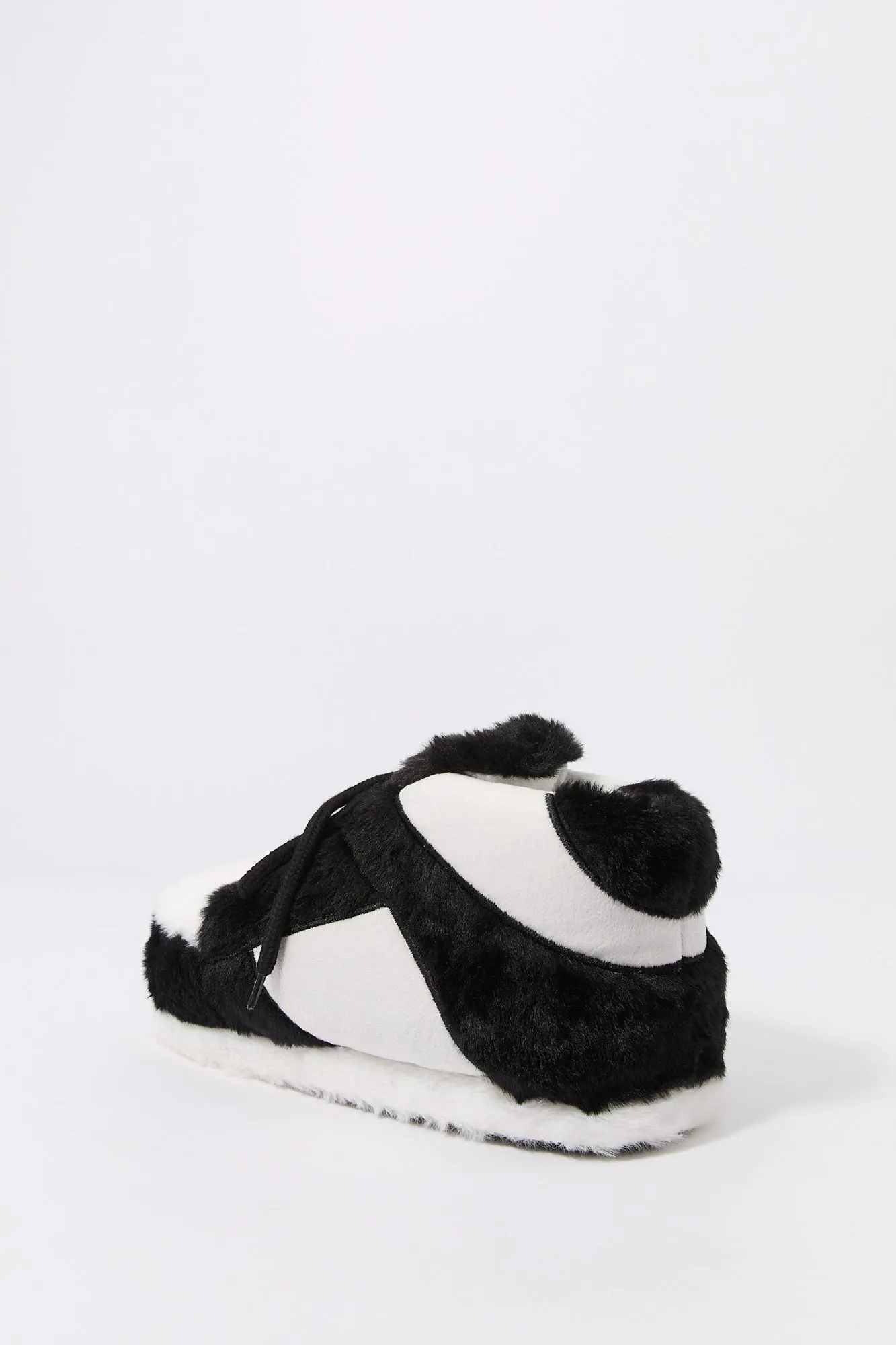 Plush Sneaker Slipper