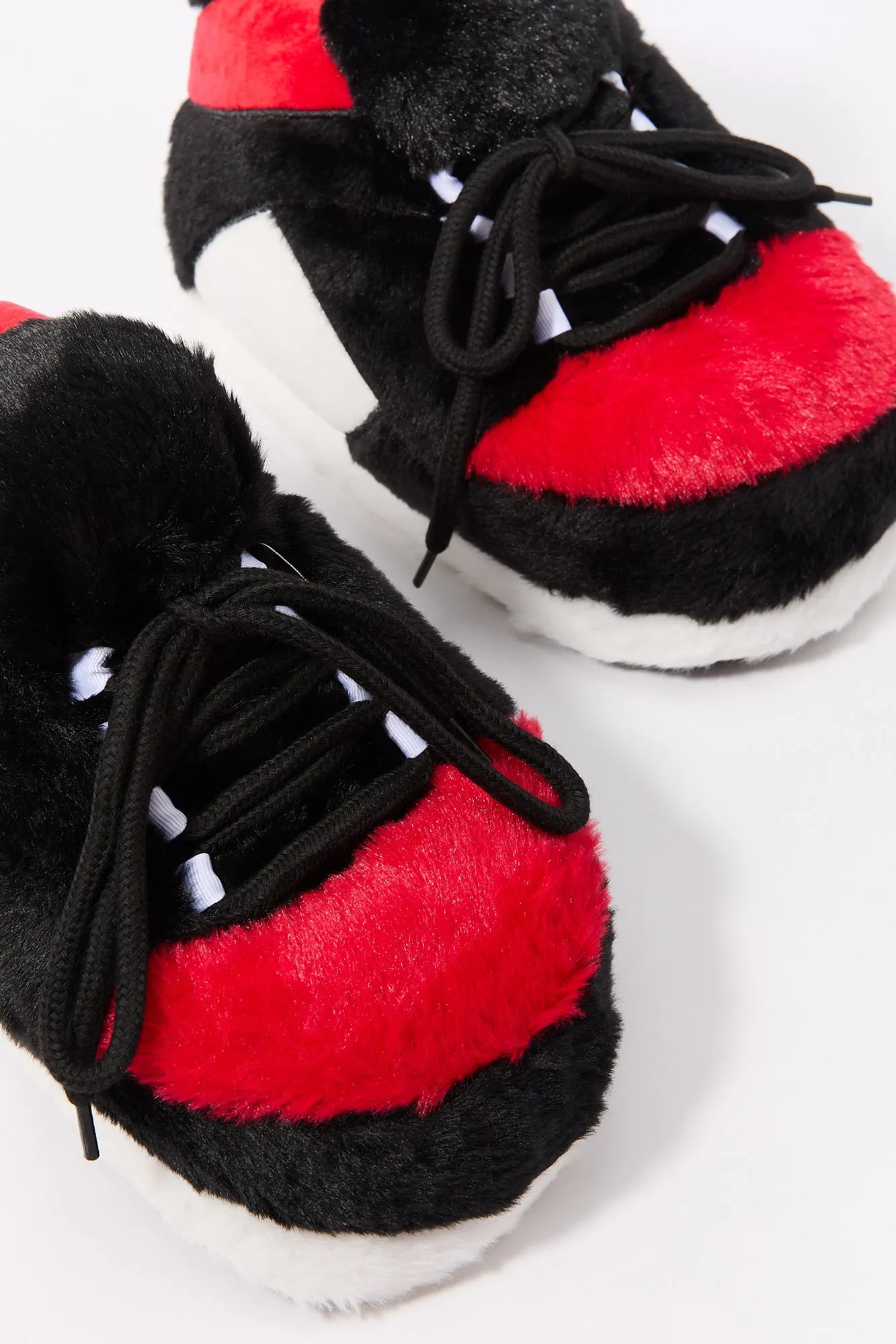 Plush Sneaker Slipper