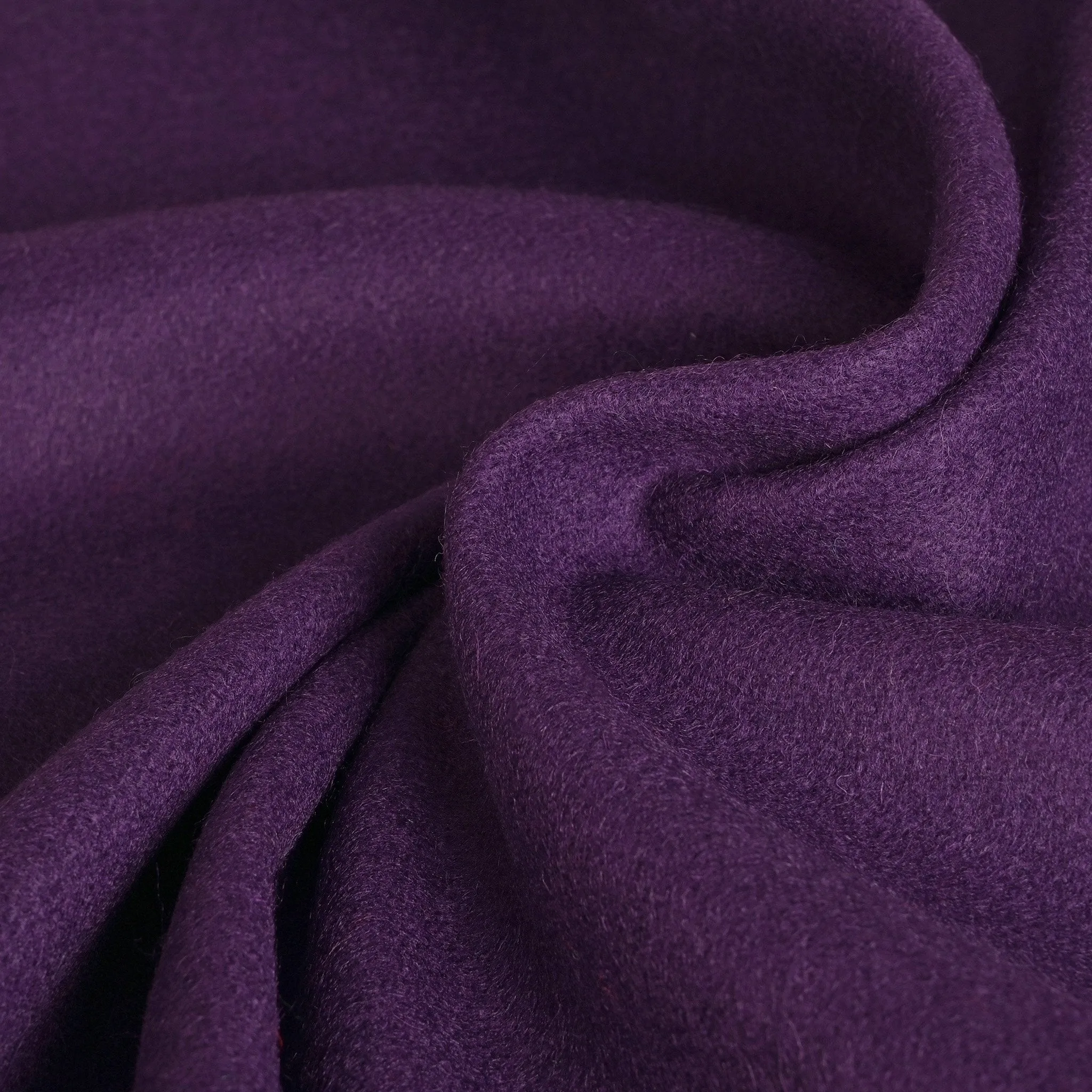 Purple Melton Fabric 4552