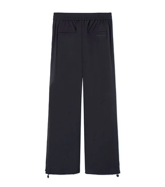 Recycled Polyester Jogger Trousers Black