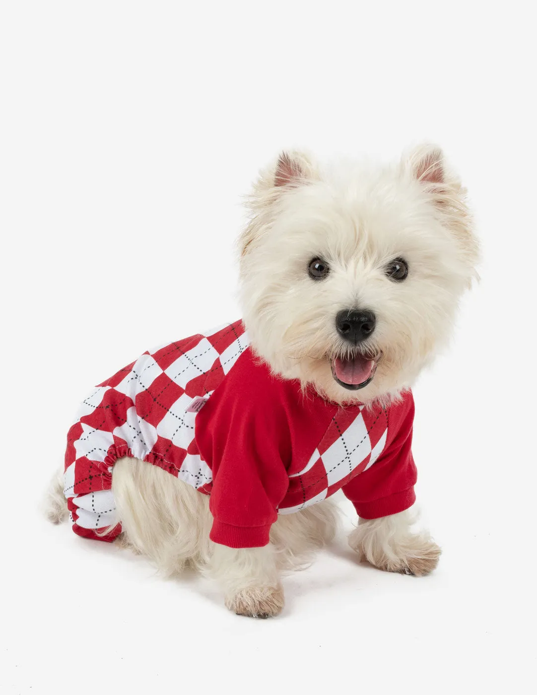 Red & White Matching Family Pajama Set