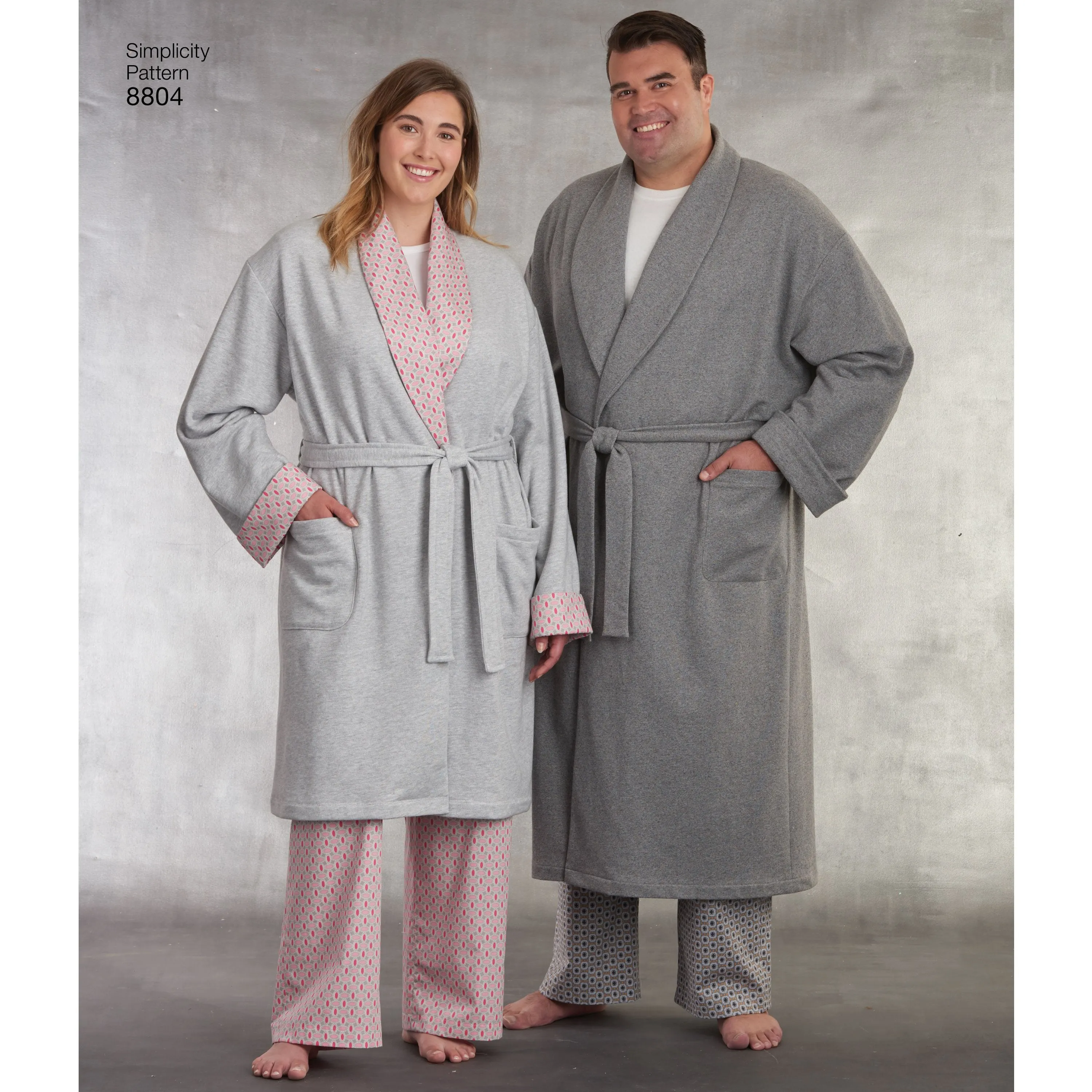 Simplicity Pattern 8804 unisex-loungewear