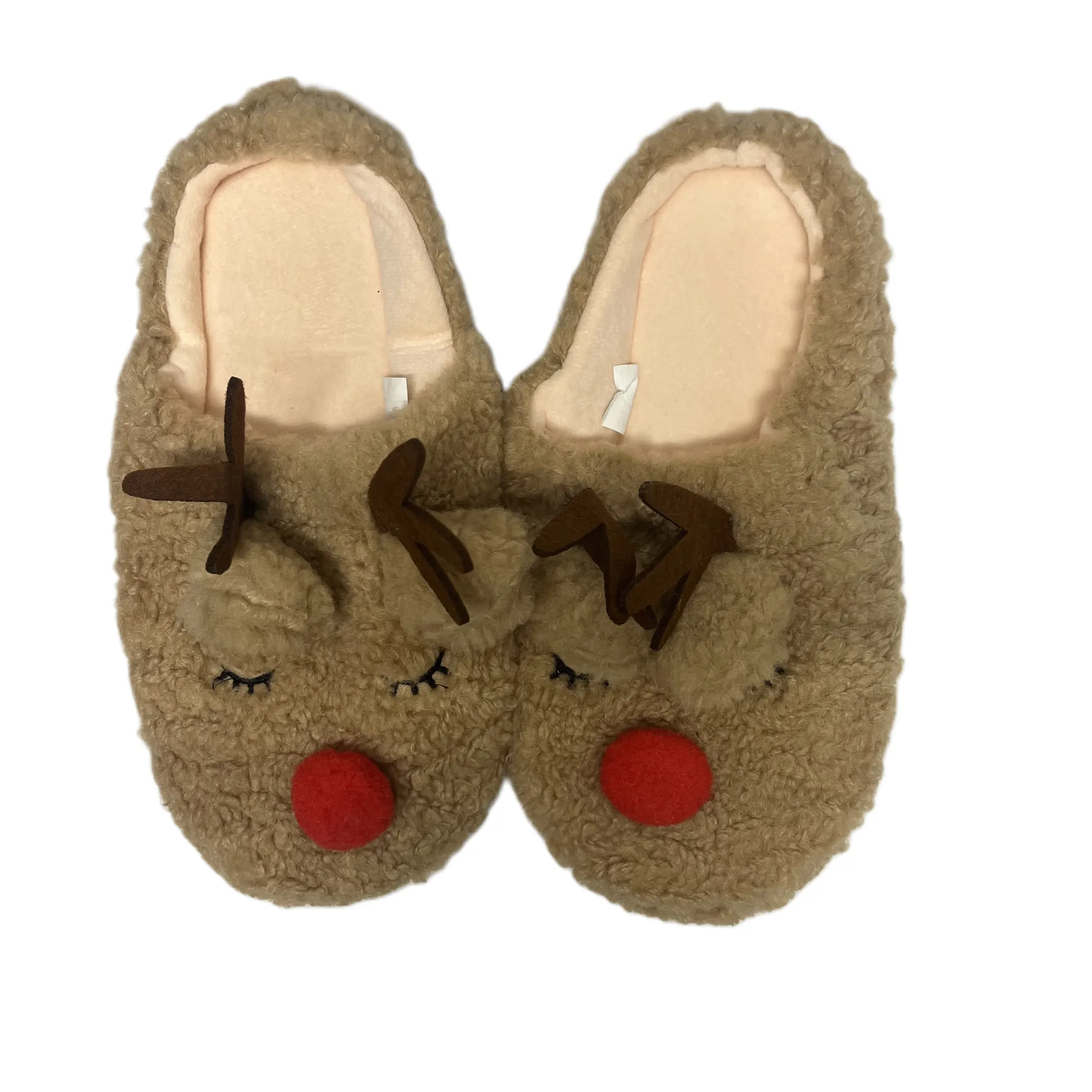 Slippers In Brown, Size: 9