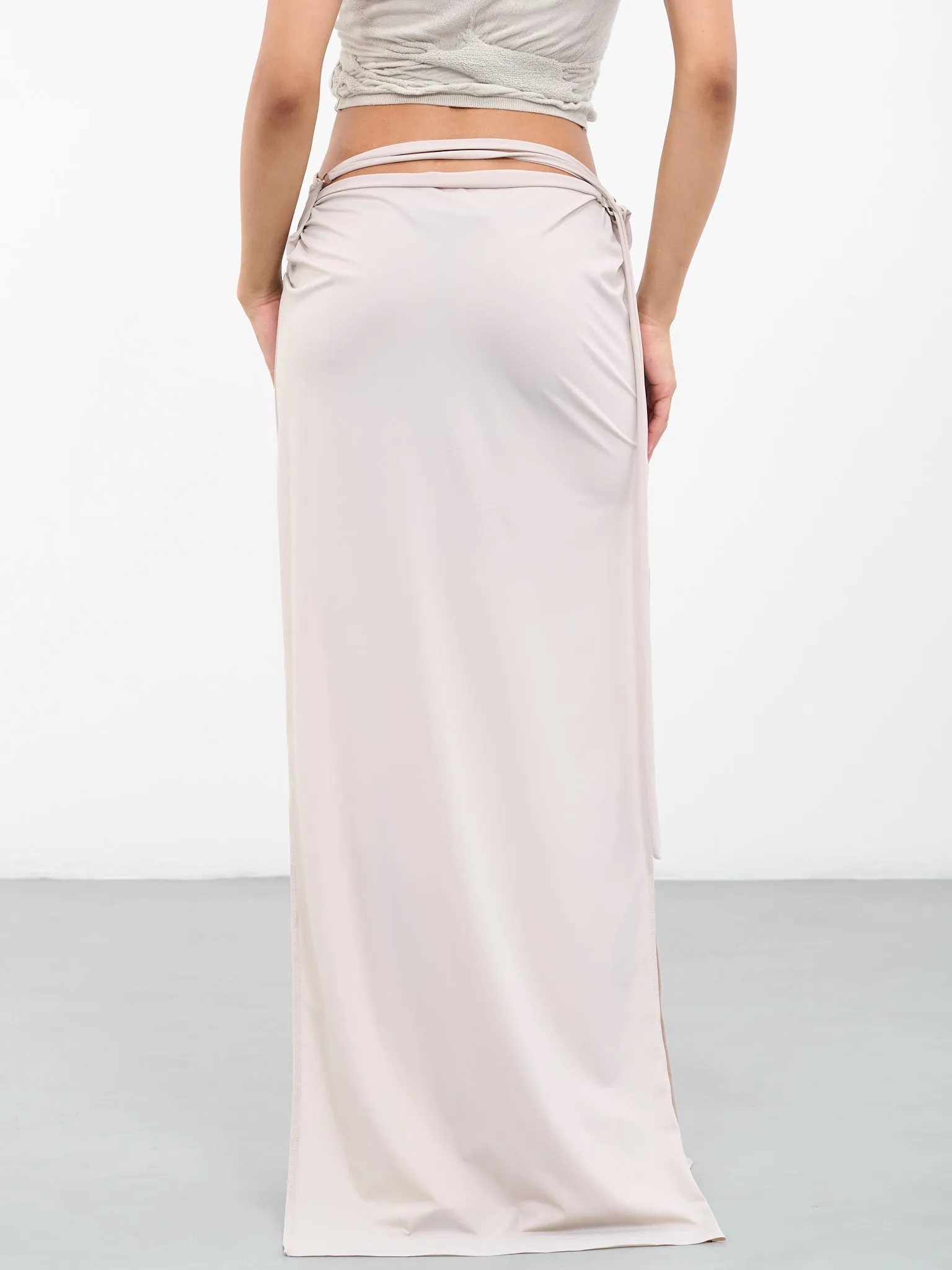 Slit Maxi Skirt (02-04-03-02-BEIGE)