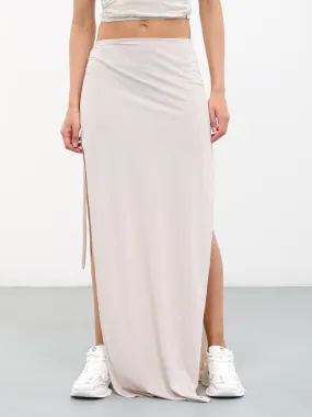 Slit Maxi Skirt (02-04-03-02-BEIGE)