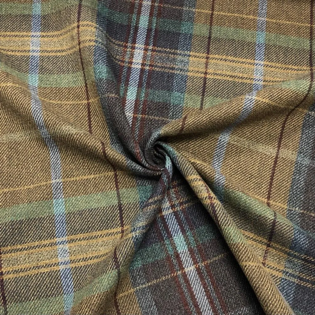 Tartan Wool Touch Fabric