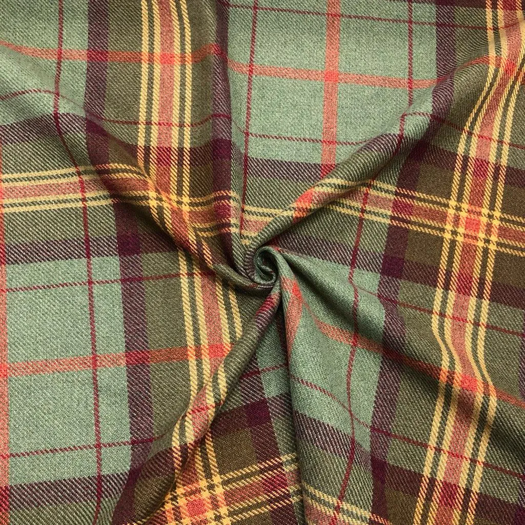 Tartan Wool Touch Fabric