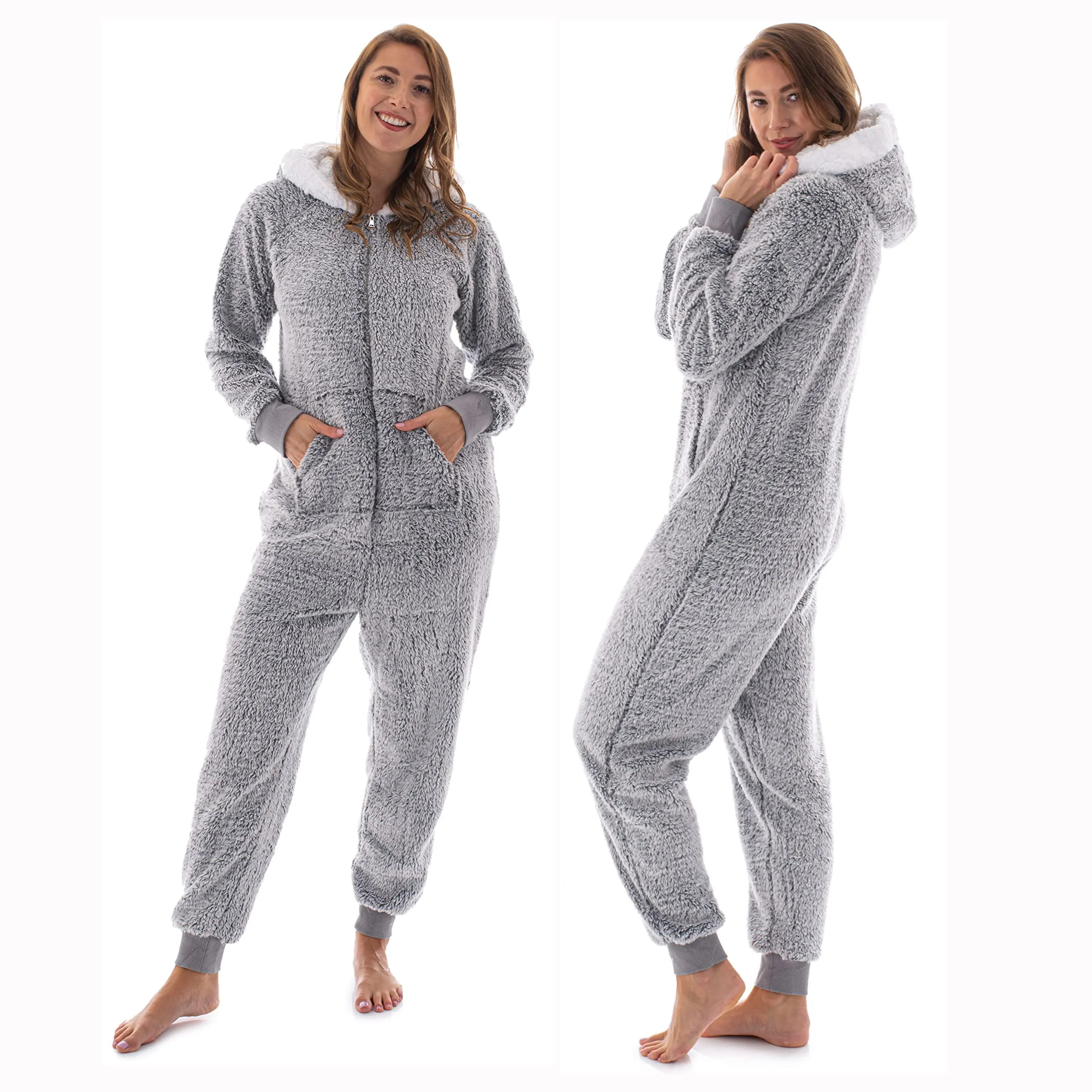 The Big Softy Adult Pajamas for Women Pajama Women Large Grey