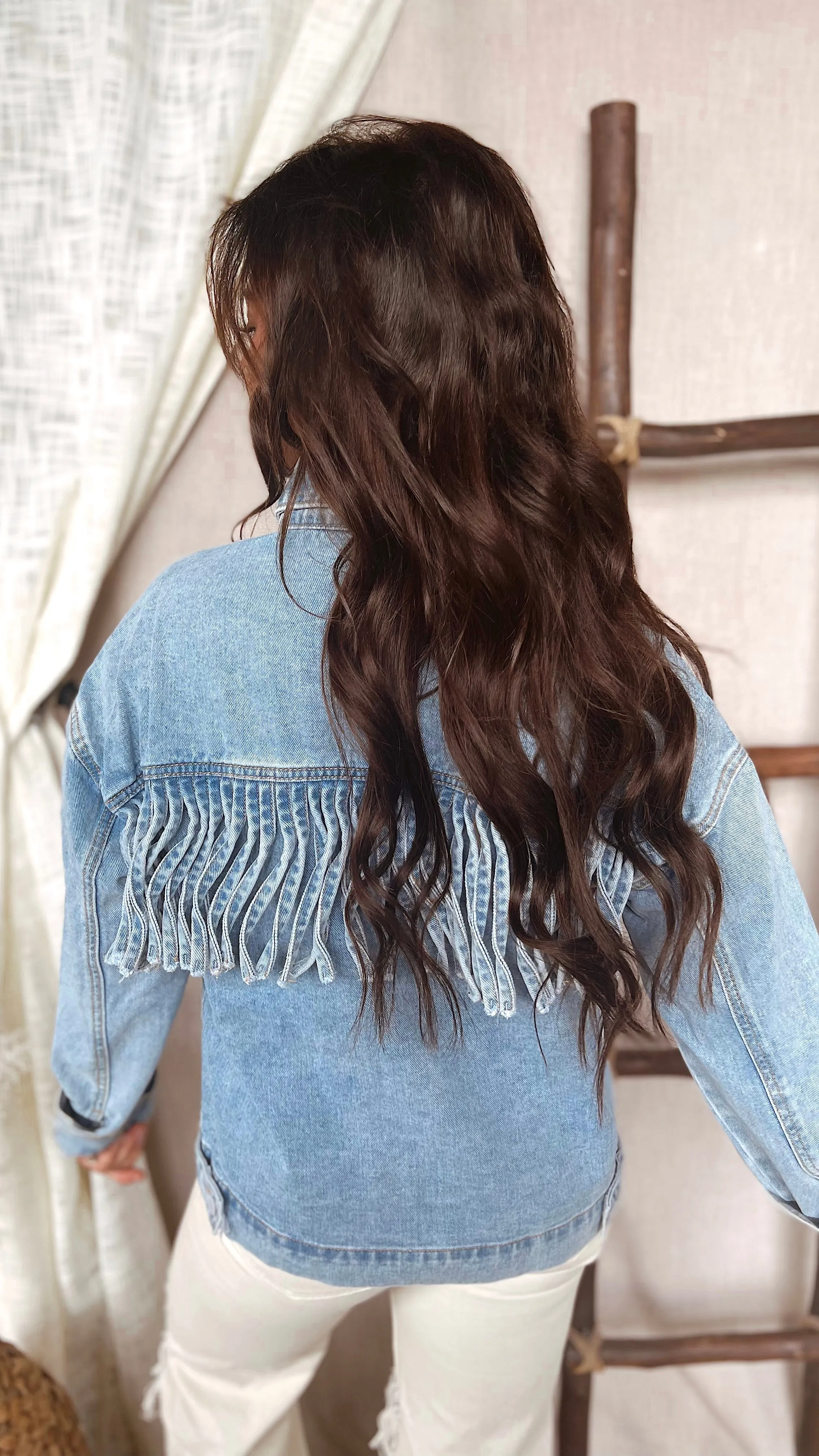 The Desperado Fringe Denim Jacket