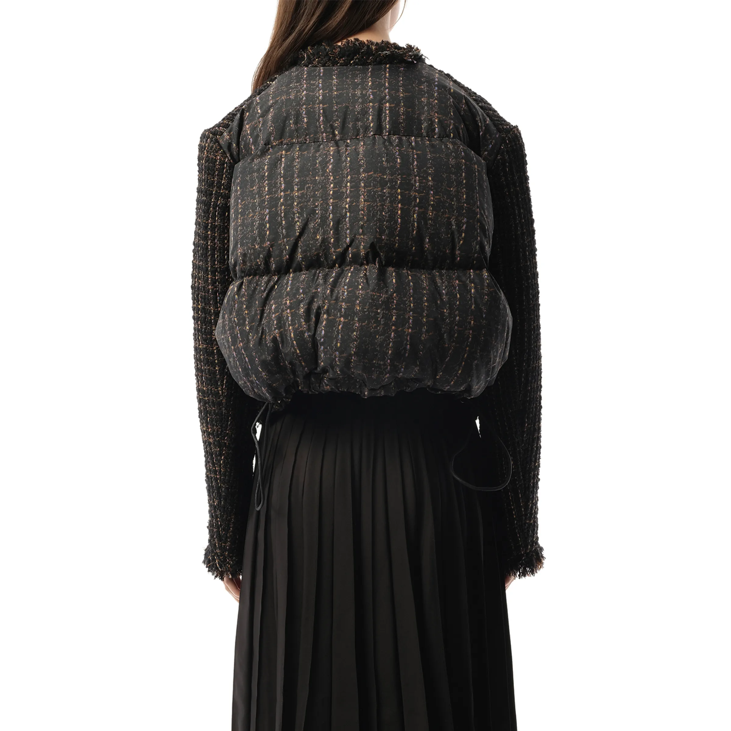 Tweed Jacket in Black/Brown