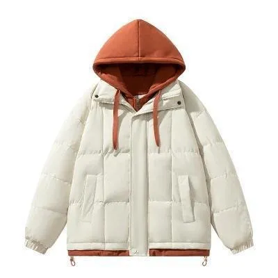 Two Tone Two Piece Unisex Puffer Jacket (3 colors)