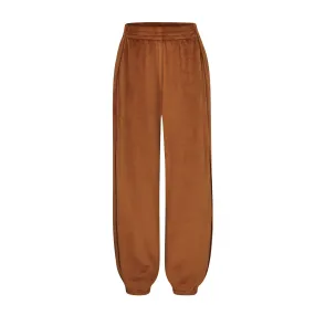 VELOUR OVERSIZED JOGGER | COPPER