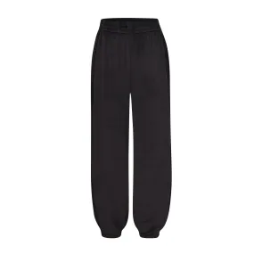 VELOUR OVERSIZED JOGGER | SOOT