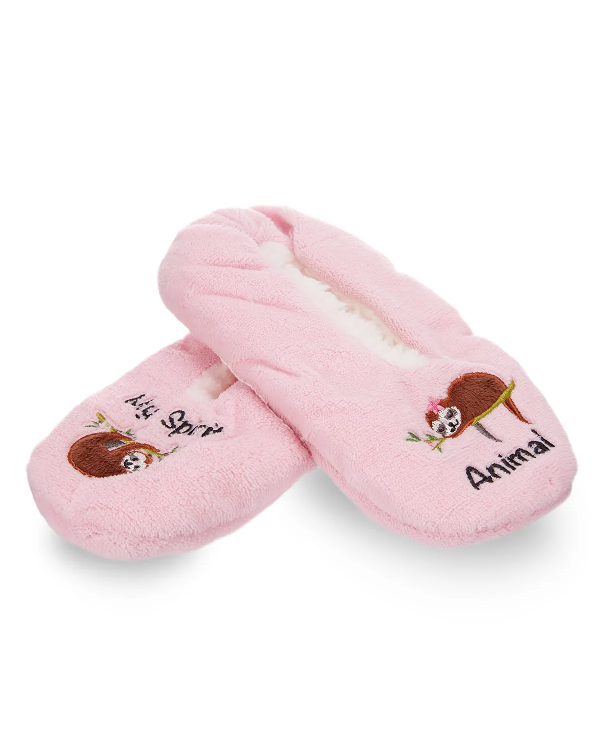 Women's My Spirit Animal Sherpa Lined Slippers